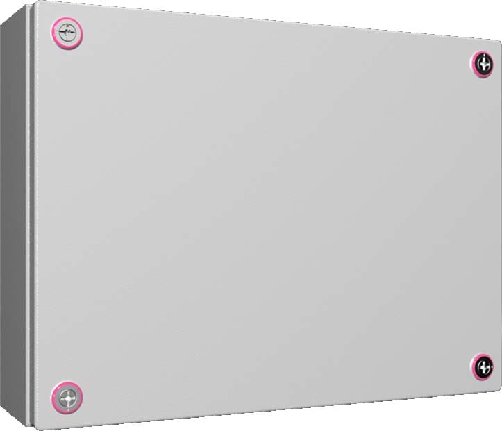 Rittal - Boîtier jonction - KX - acier - H400 L400 P120 - IP55 - avec plaque passe-câbles