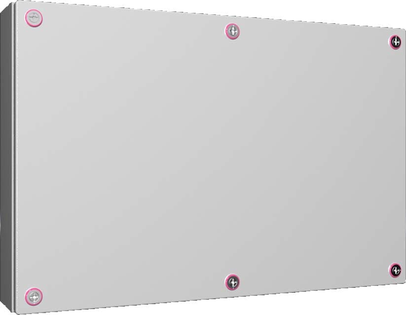 Rittal - Boîtier jonction - KX - acier - H400 L600 P120 - IP55 - avec plaque passe-câbles
