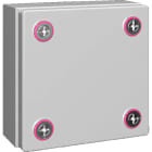 Rittal - Boîtier jonction - KX - acier - H150 L150 P80 - IP66 - sans plaque passe-câbles