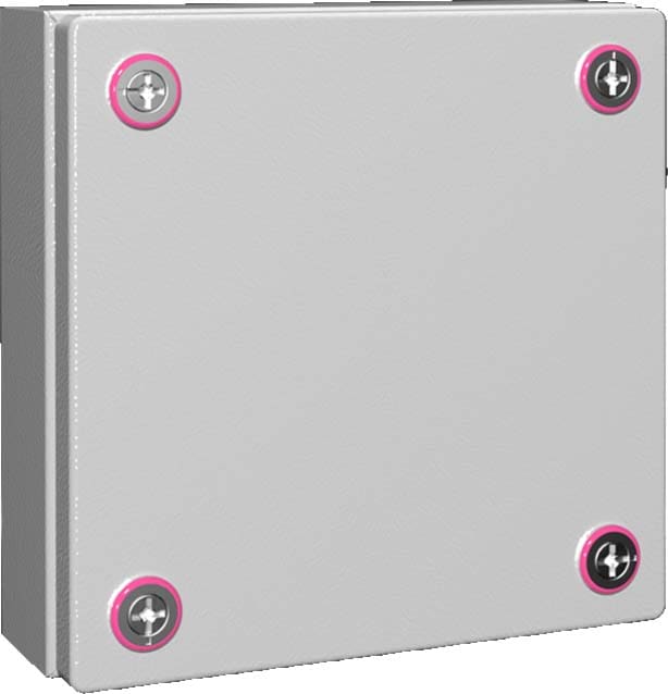 Rittal - Boîtier jonction - KX - acier - H200 L200 P80 - IP66 - sans plaque passe-câbles