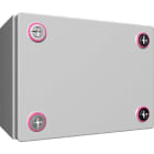 Rittal - Boîtier jonction - KX - acier - H150 L200 P120 - IP66 - sans plaque passe-câbles