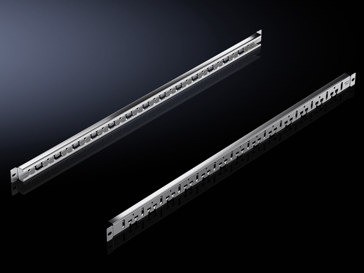 Rittal - Rail profilé en C pour la retenue des câbles - VX IT - pour armoire L600mm