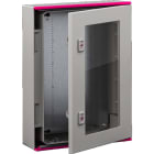 Rittal - Coffret électrique -AX- polyester-1P vitrée- H600 L600 P200 -IP66-plaque montage