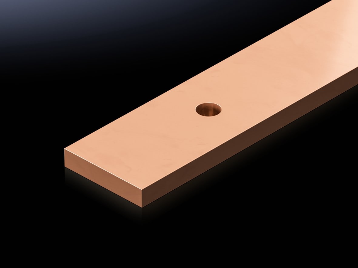 Rittal - Barre de cuivre - SV - L585 H50 P10 - Perforation intégrée