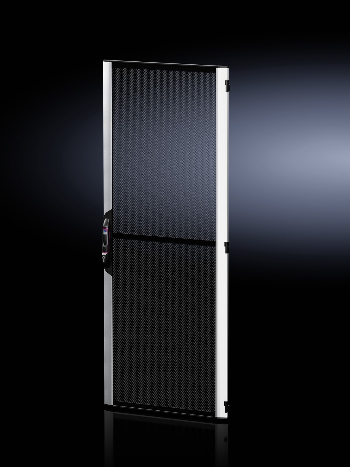 Rittal - Porte ajourée en tôle d'acier et cadre profilé en aluminium - VX IT - L600 H2200