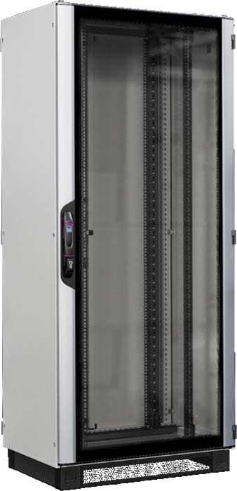 Rittal - Baie réseaux serveurs avec porte vitrée premontée - VX IT -L800 H1200 P800mm-24U