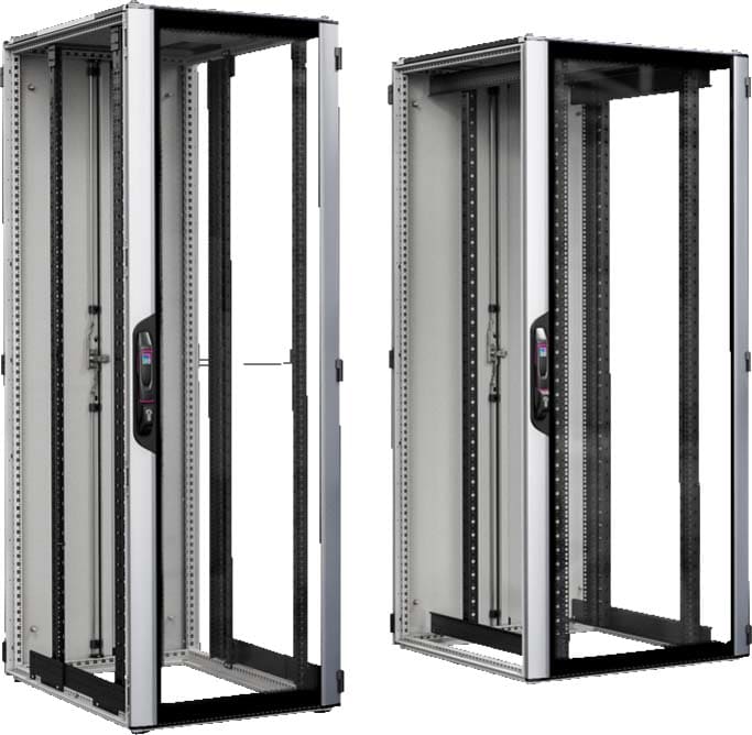 Rittal - Baie réseaux serveurs avec porte vitrée - VX IT -L800 H2000 P1200mm --Dynamic