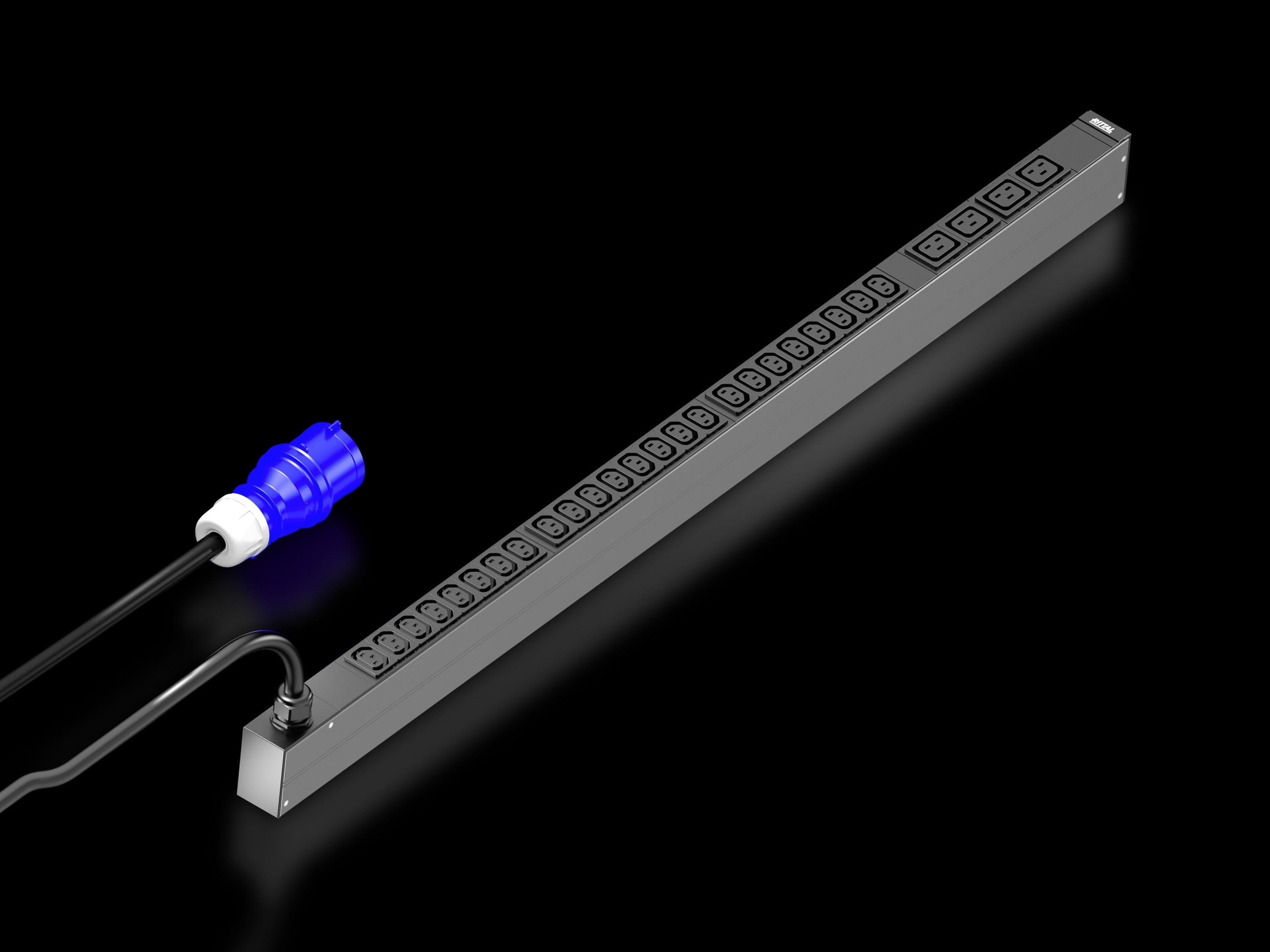 Rittal - PDU Basic - monophasé 16A - 24xC13 + 4xC19