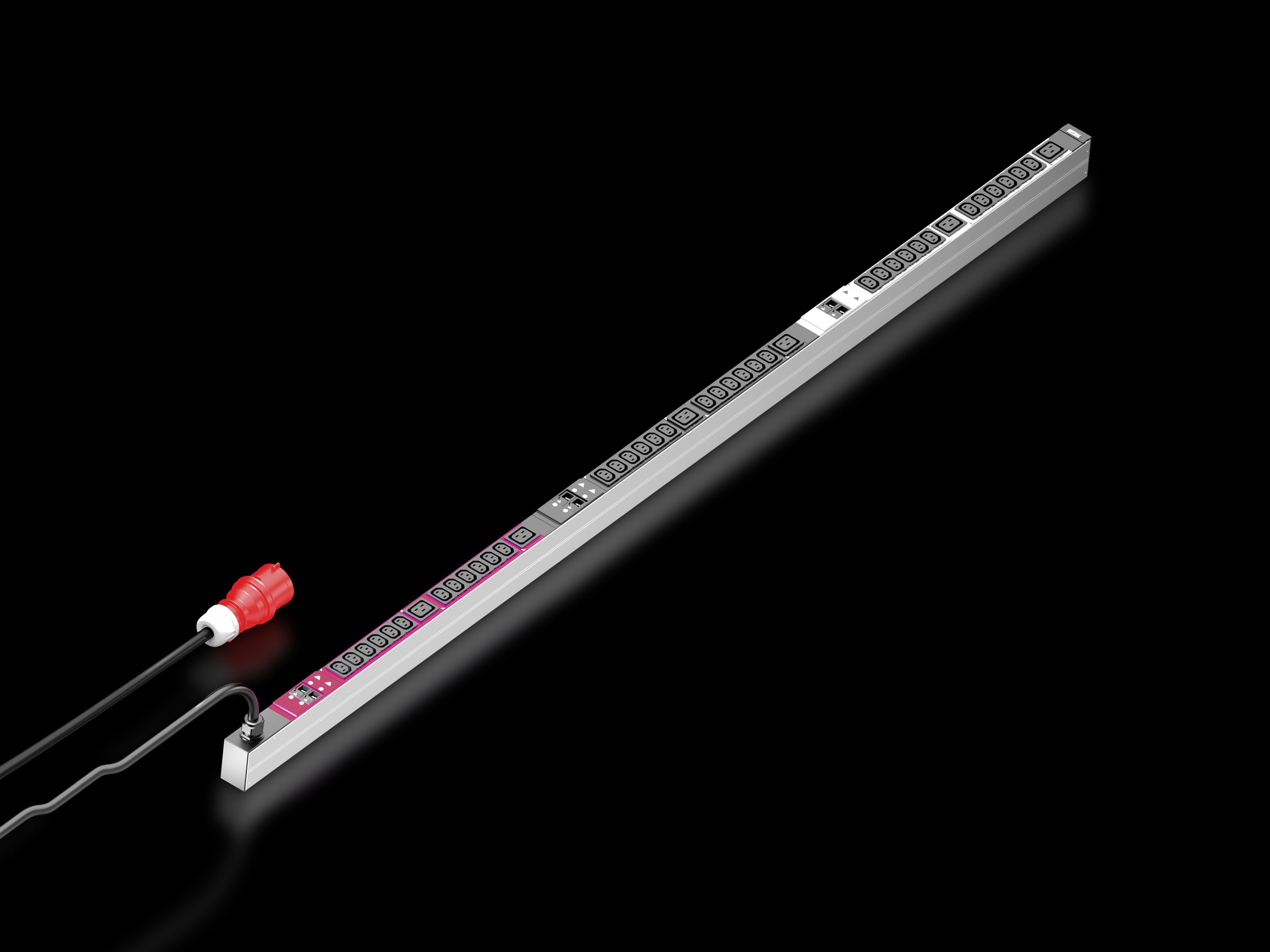 Rittal - PDU Basic -  triphasé -  32A - 36xC13 + 6xC19