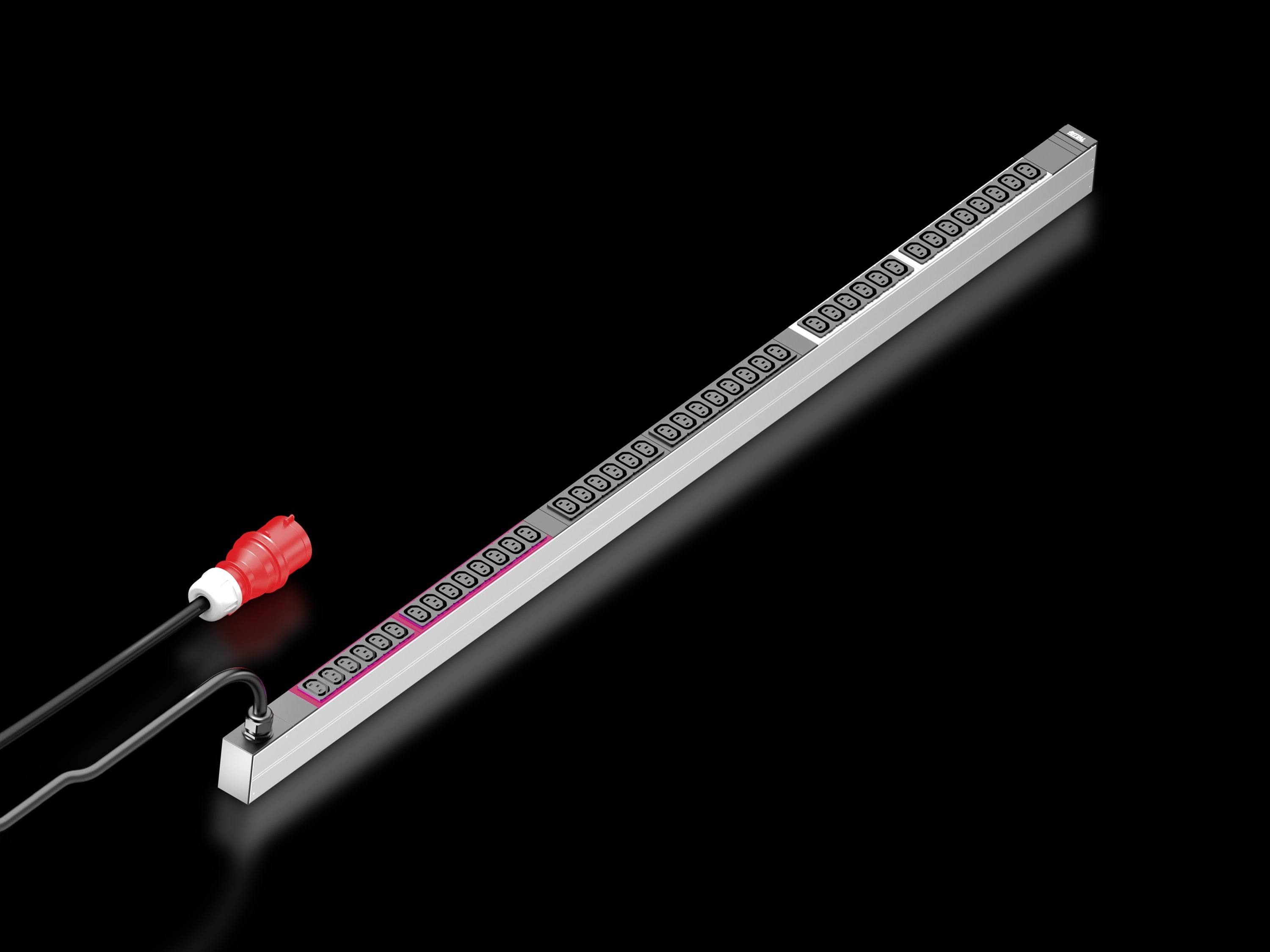 Rittal - PDU Basic -  triphasé -  16A - 42xC13