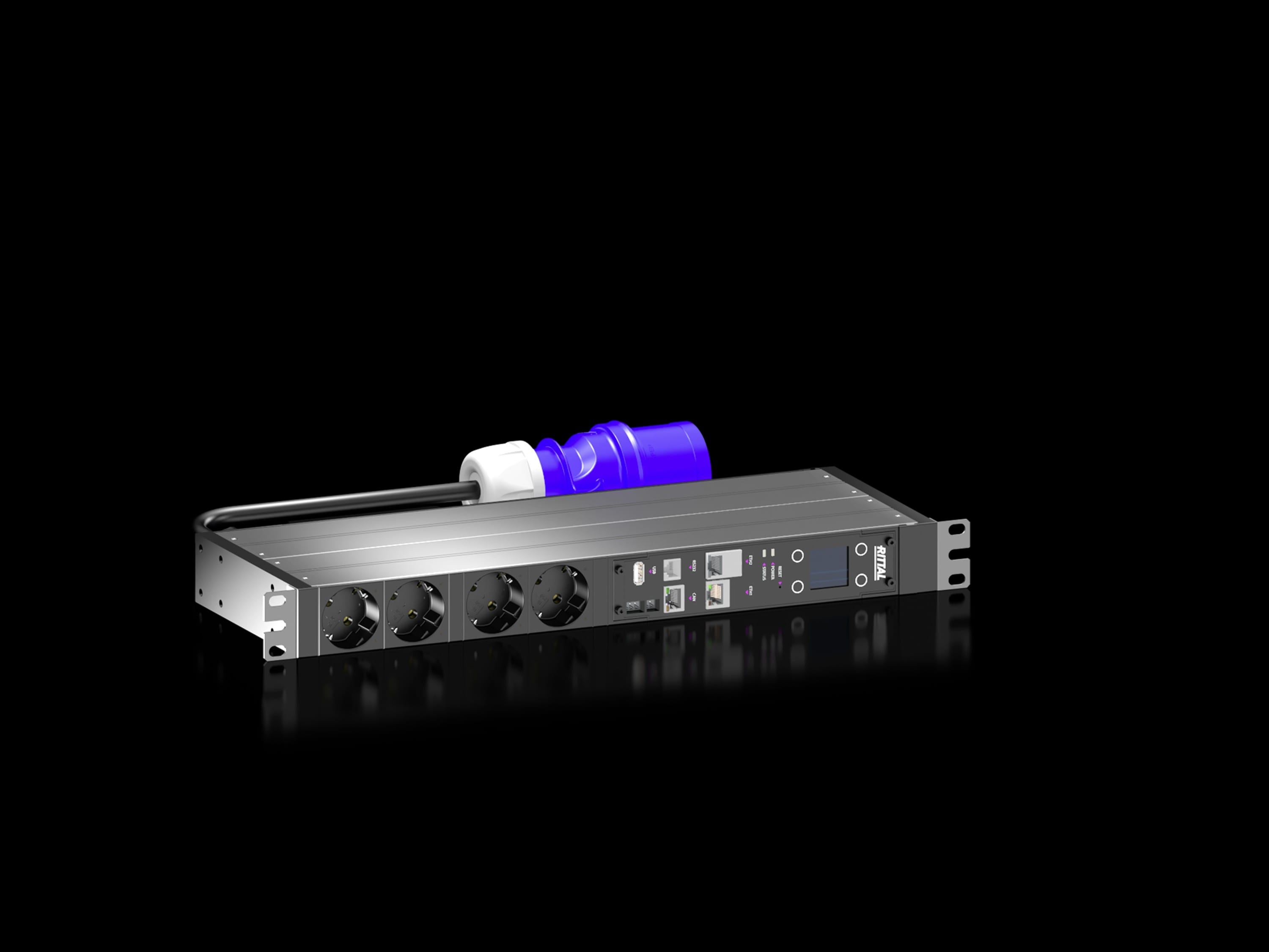 Rittal - PDU Basic - monophasé 16A - C20 - 8xC13