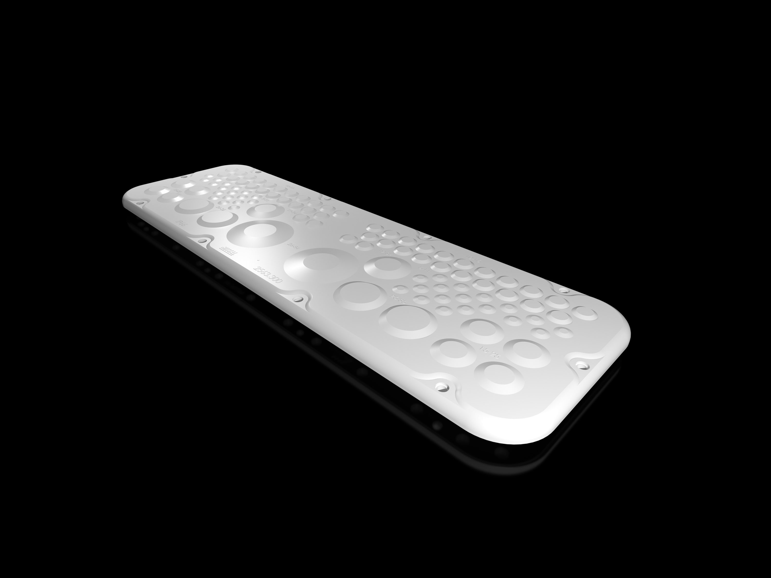 Rittal - Plaque passe câbles - AX - plastique - L447 P149 - avec tétine - coffret AX - T3
