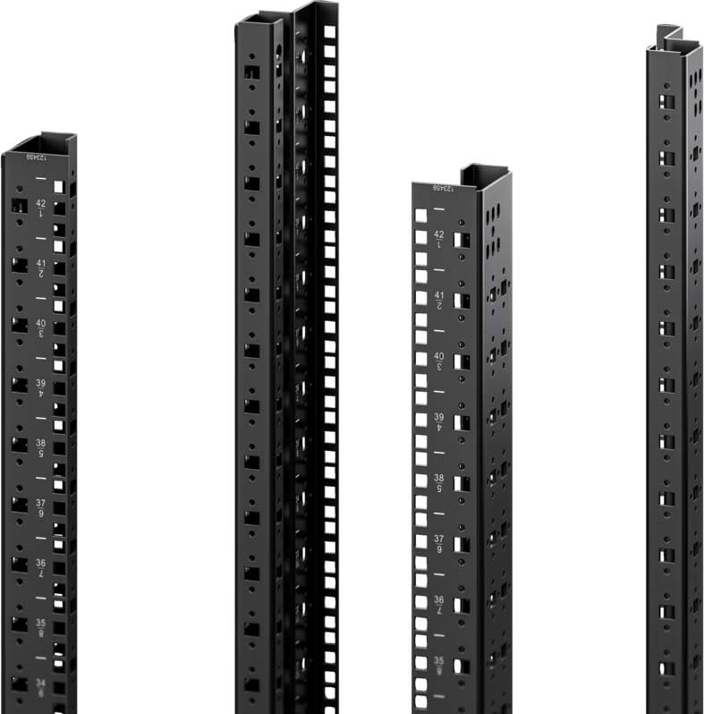 Rittal - 2 Montants 19" standard - VX IT - arrière - - Dynamic