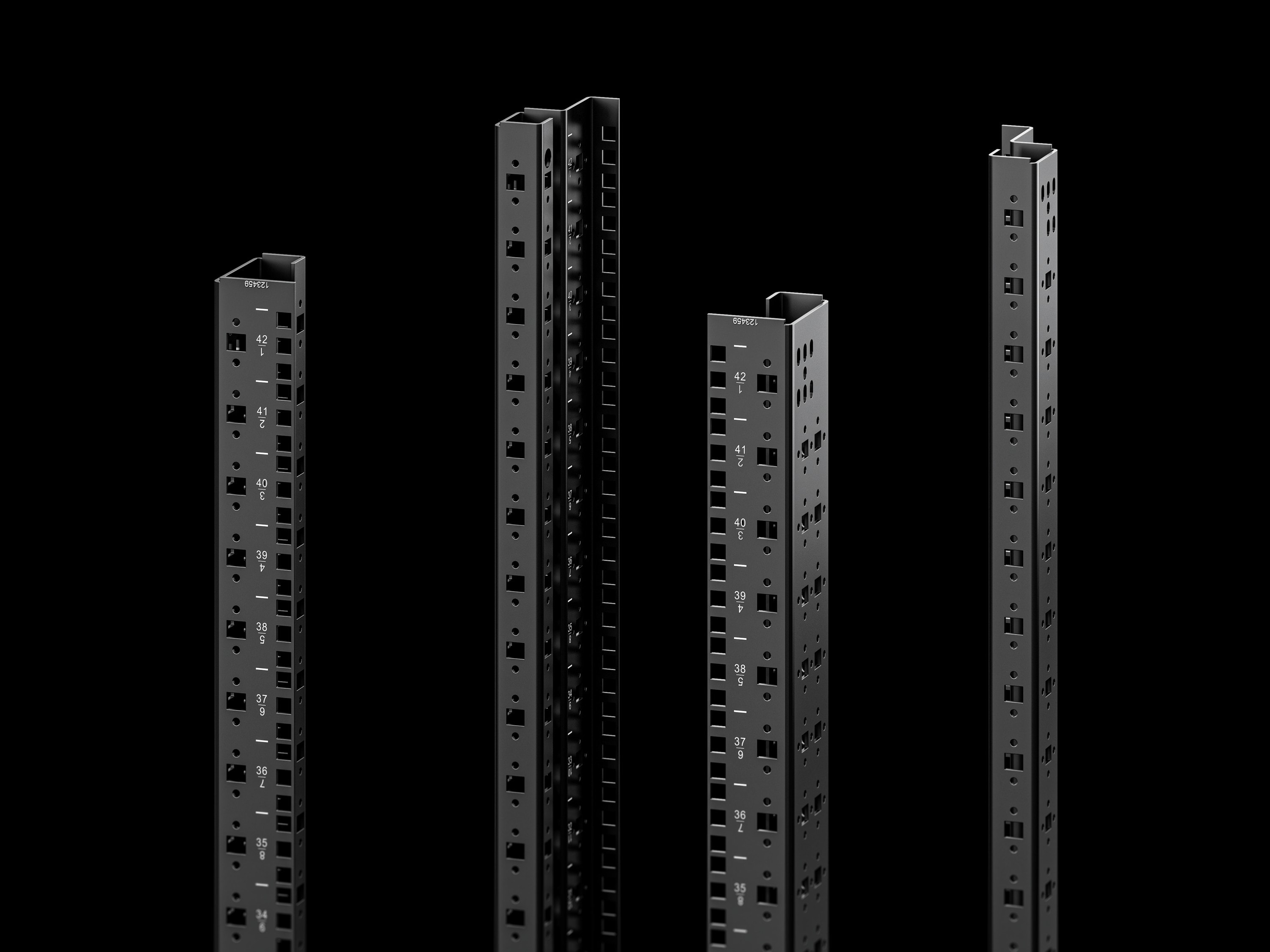Rittal - Montants 19" standard - VX IT - arrière - 47U - Dynamic