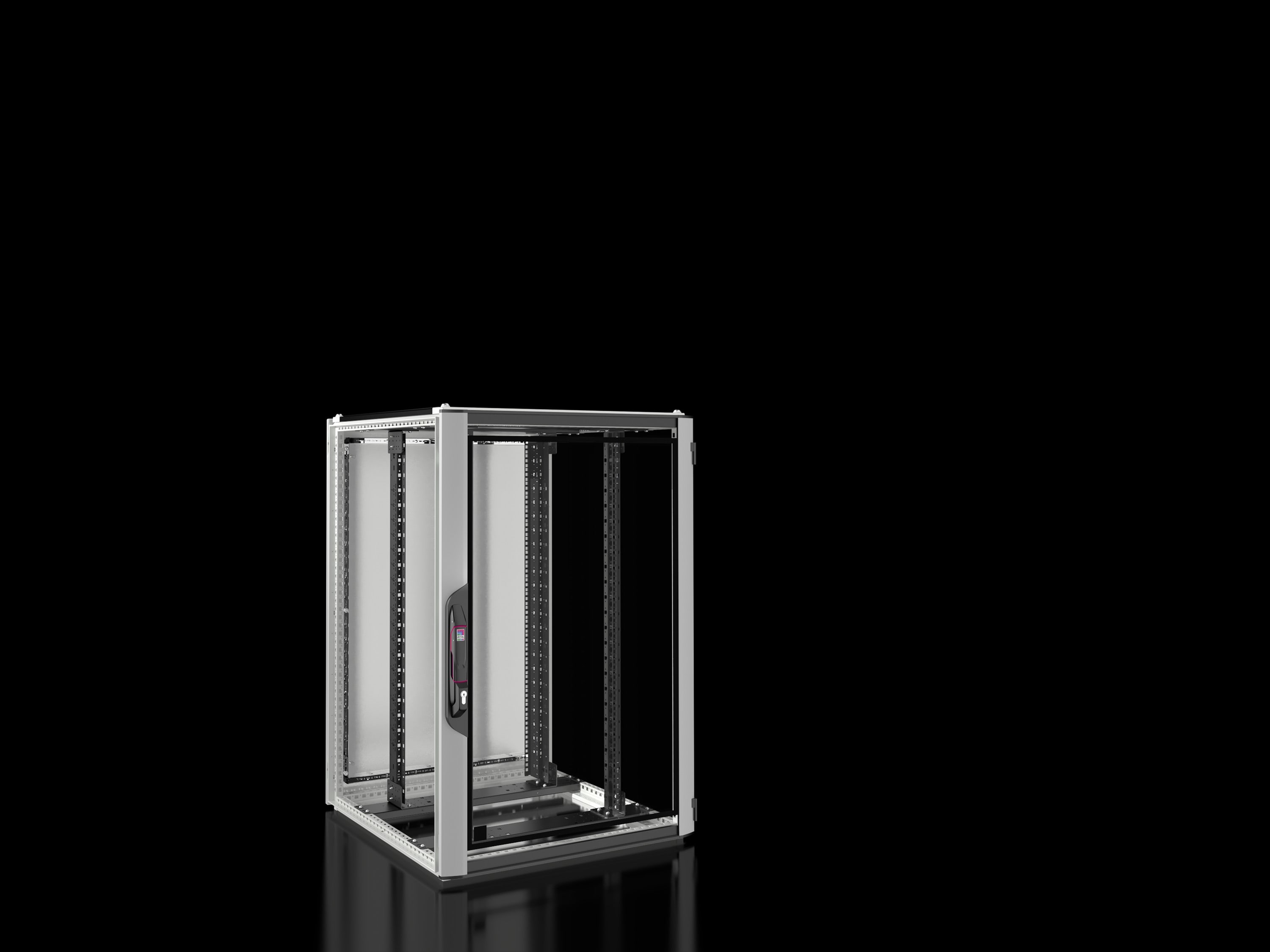 Rittal - Baie réseaux serveurs avec porte vitrée - VX IT - L800 H1200 P800mm -24U