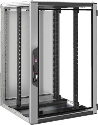 Rittal - Baie réseaux serveurs avec porte vitrée - VX IT - L800 H1200 P800mm -24U - IP55