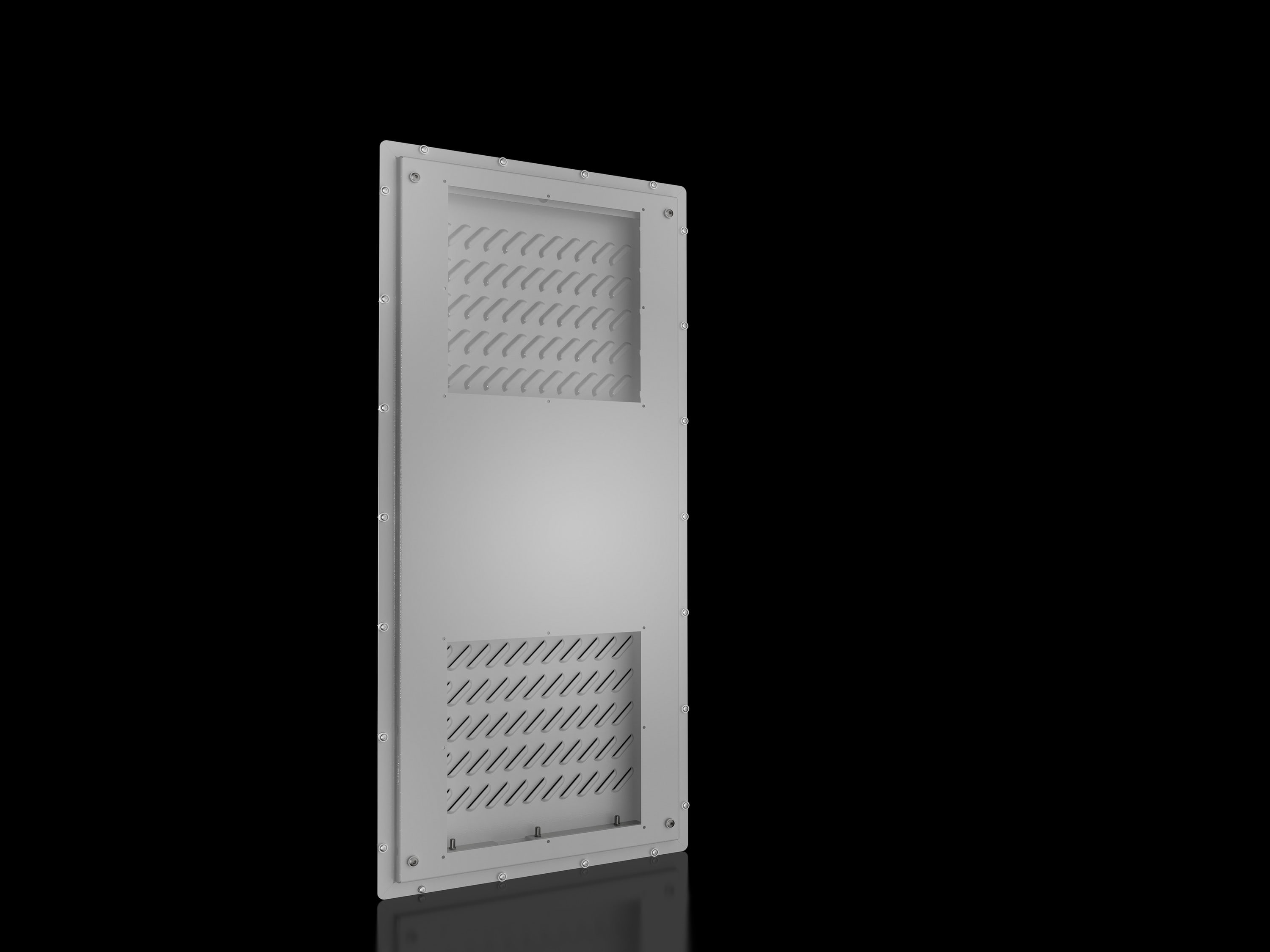 Rittal - Tôle d'adaptation - CS - Toptec - H1042 L467 P50 - Aluminnium - pour ventilateur