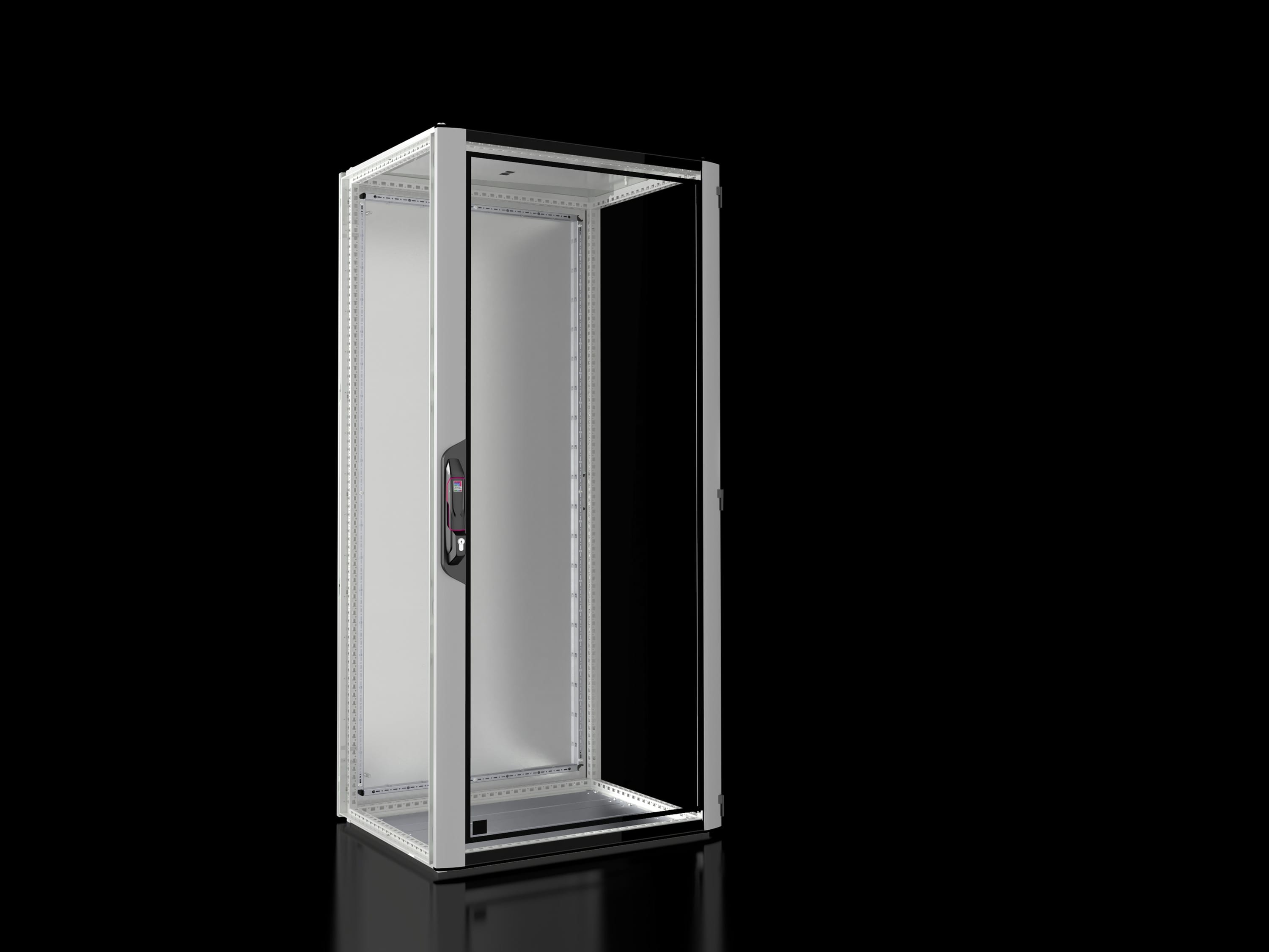 Rittal - Baie réseaux serveurs avec porte vitrée- VX IT - L800 H2000 P600 -42U- Baie vide