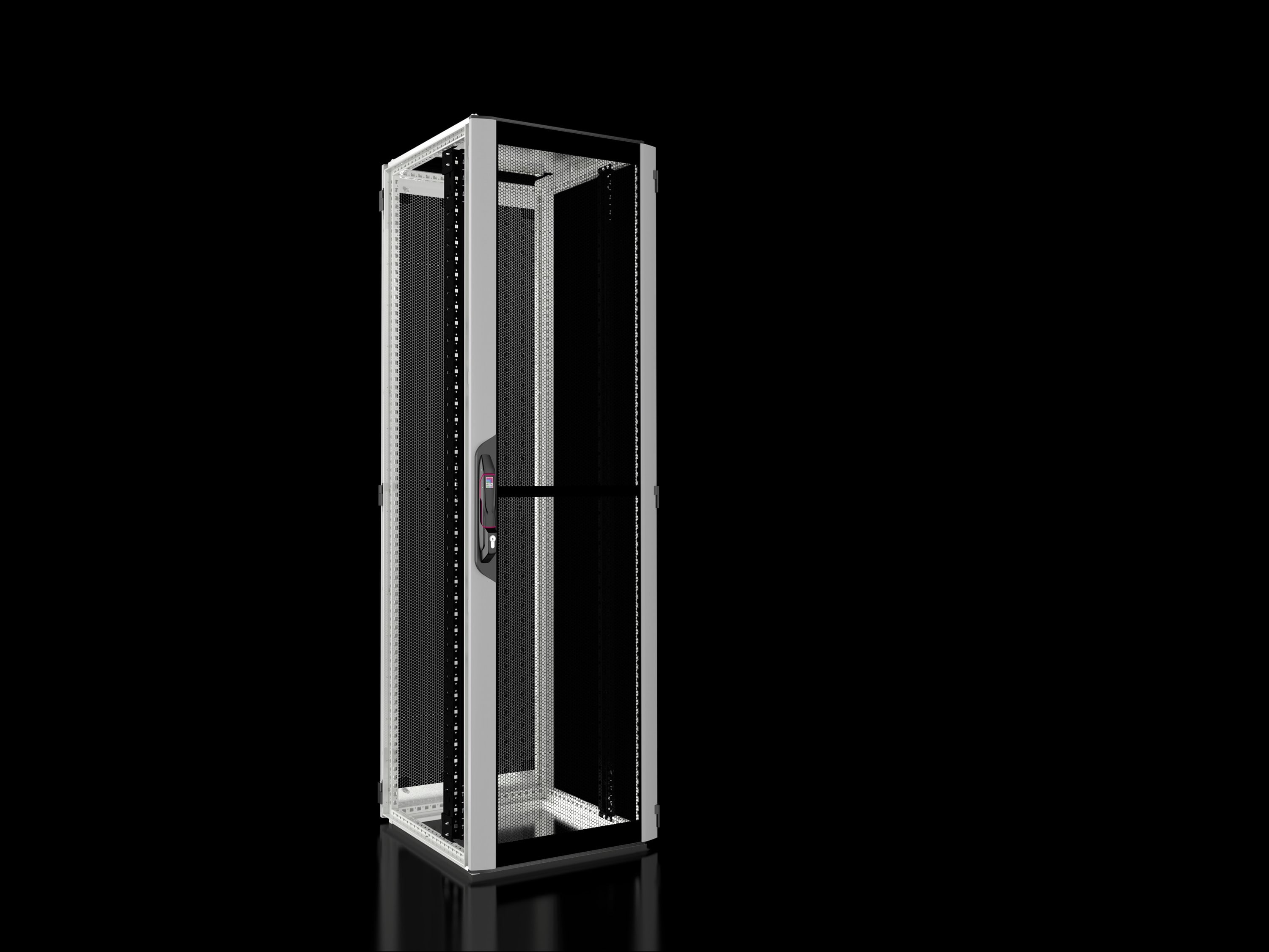 Rittal - Baie réseaux serveurs avec portes ajourées - VX IT - L800 H2000 P800mm -42U