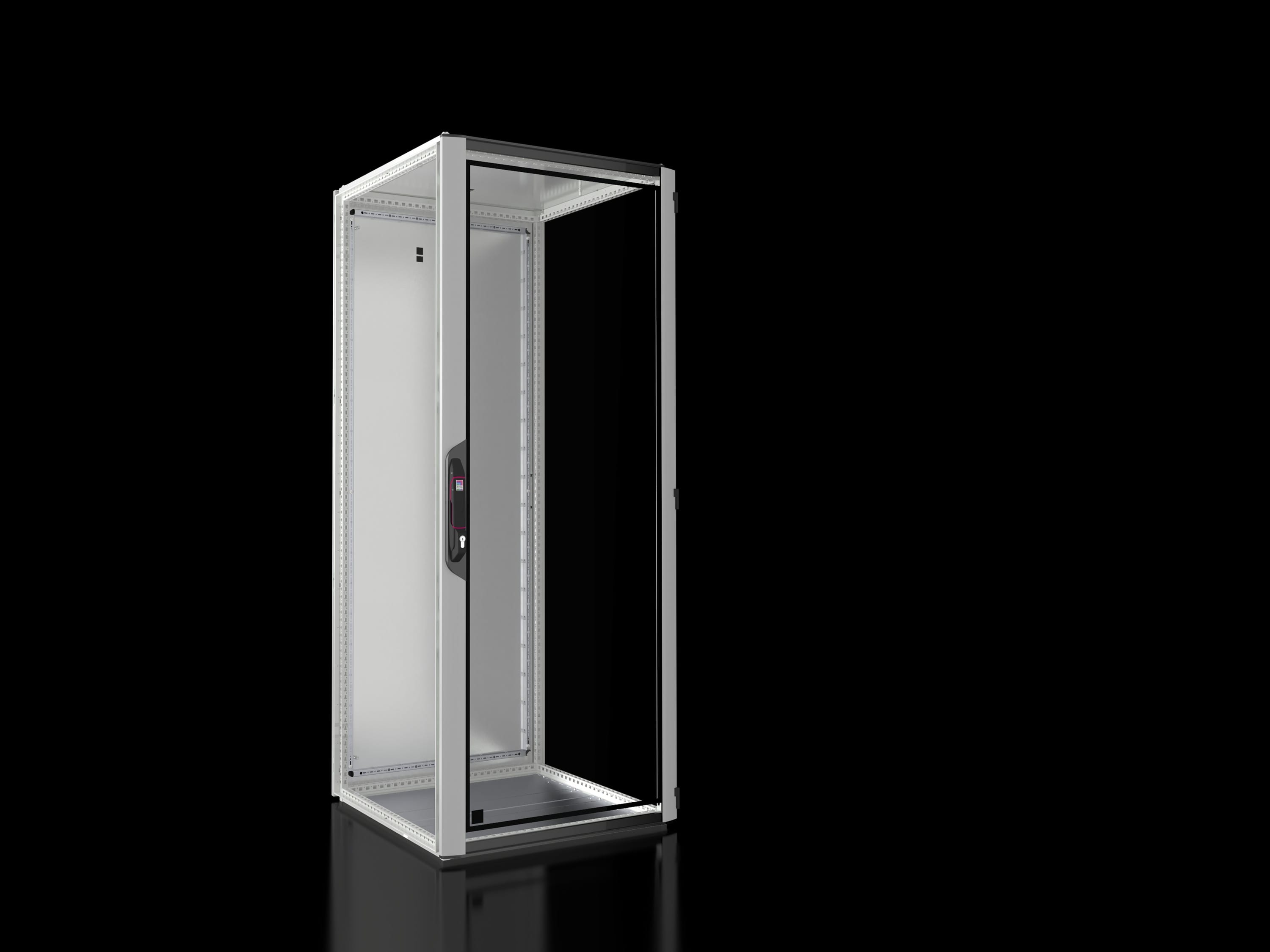 Rittal - Baie réseaux serveurs avec porte vitrée- VX IT - L800 H2000 P800 -42U- Baie vide