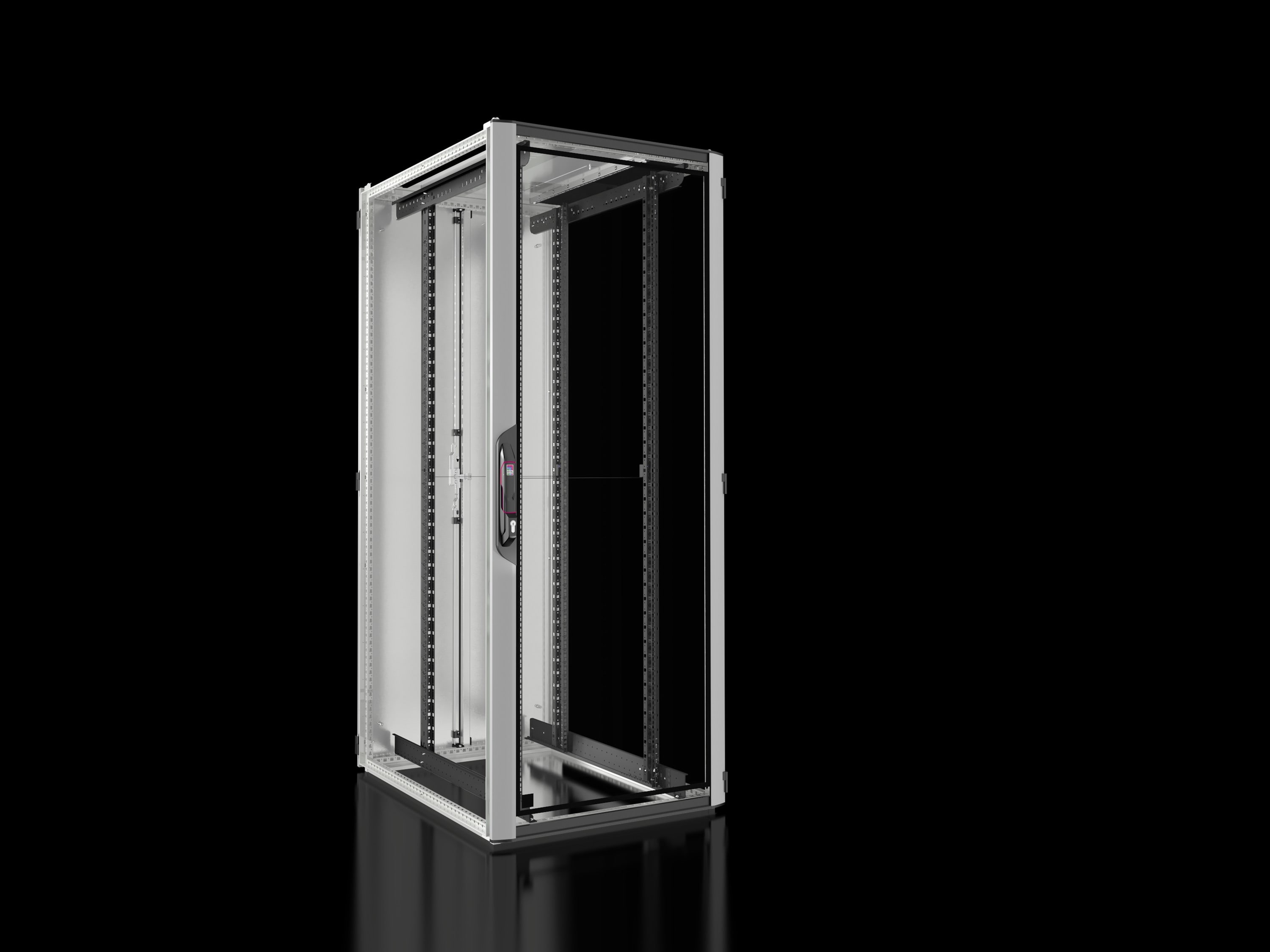 Rittal - Baie réseaux serveurs avec porte vitrée - VX IT - L800 H2000 P1000mm -42U