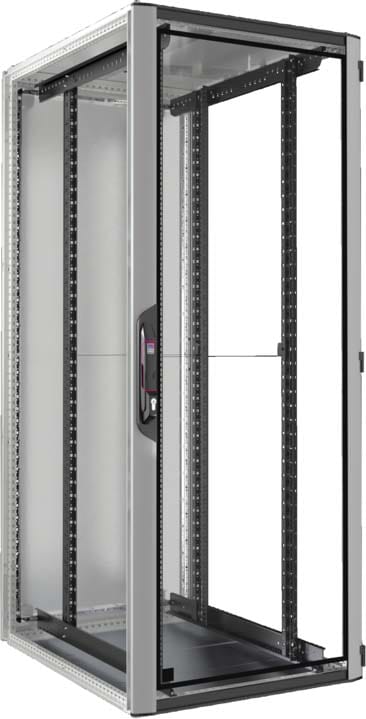 Rittal - Baie réseaux serveurs avec porte vitrée IP55 - VX IT - L800 H2000 P1000mm -