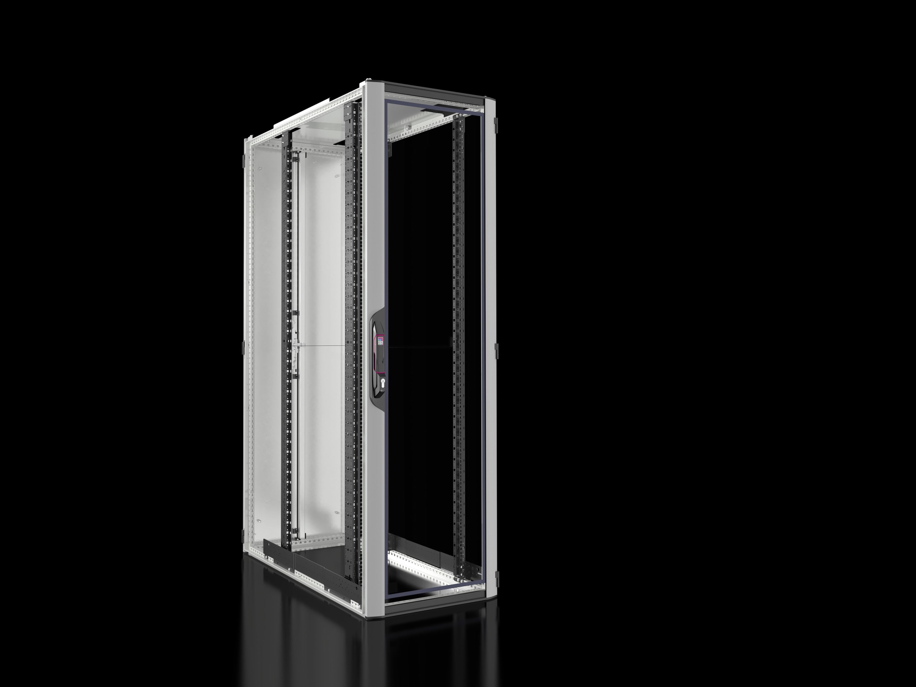 Rittal - Baie réseaux serveurs avec porte vitrée - VX IT - L600 H2000 P1200mm - 42U