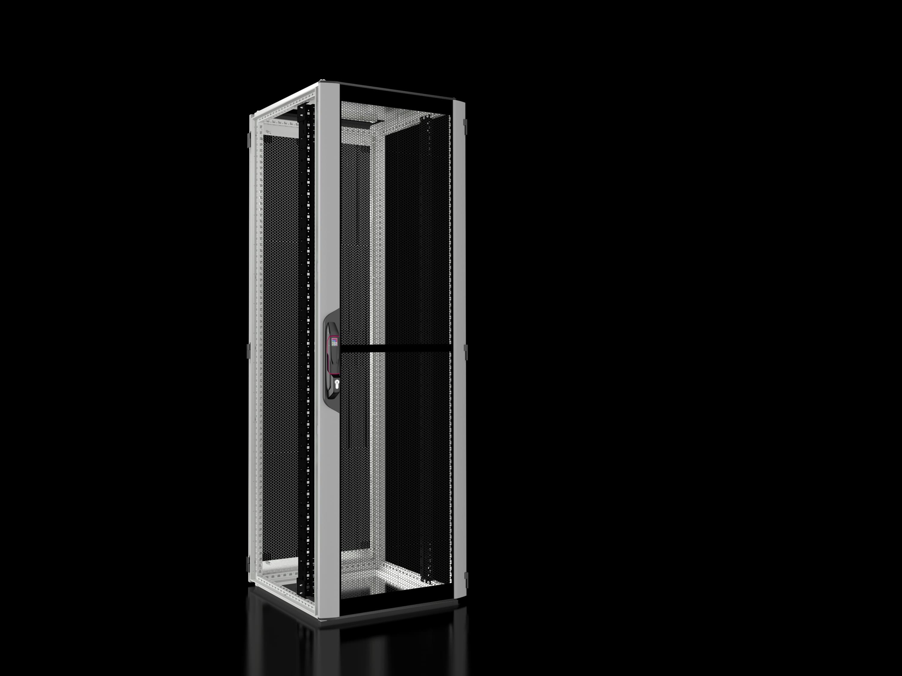 Rittal - Baie réseaux serveurs avec portes ajourées - VX IT - L800 H2200 P800mm - 47U