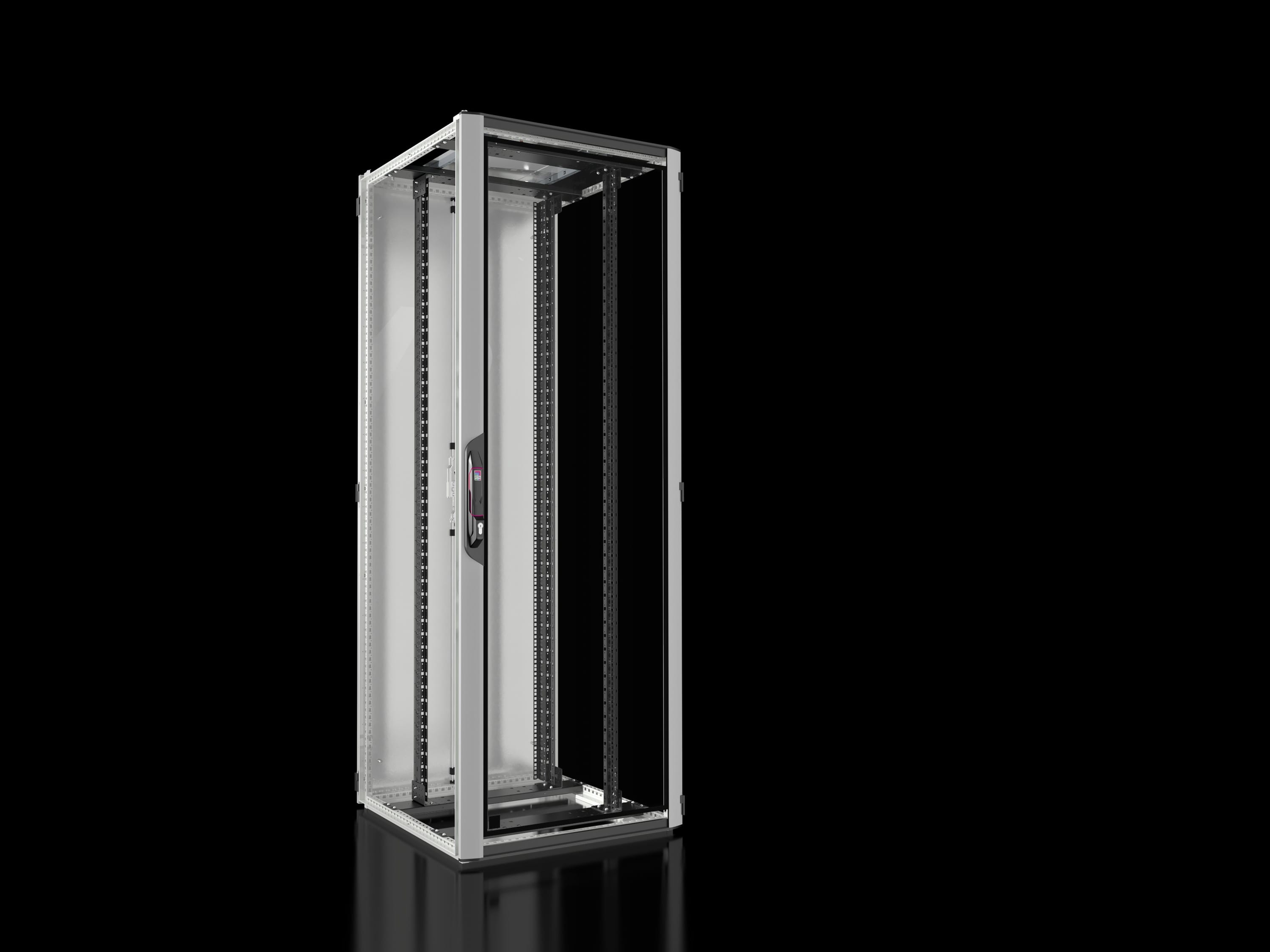 Rittal - Baie réseaux serveurs avec porte vitrée - VX IT - L800 H2200 P800mm - 47U