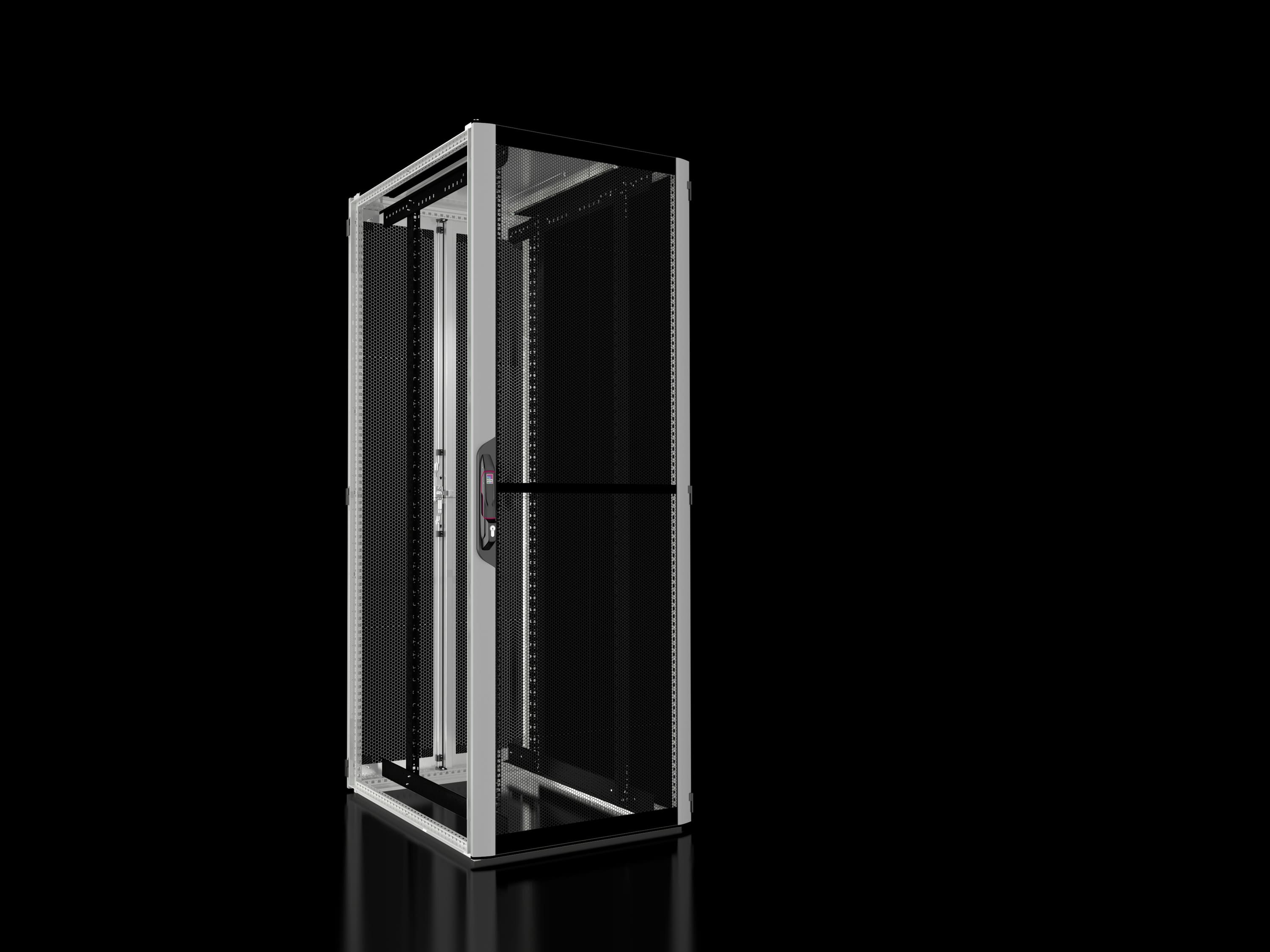 Rittal - Baie réseaux serveurs avec portes ajourées - VX IT - L800 H2200 P1000mm - 47U