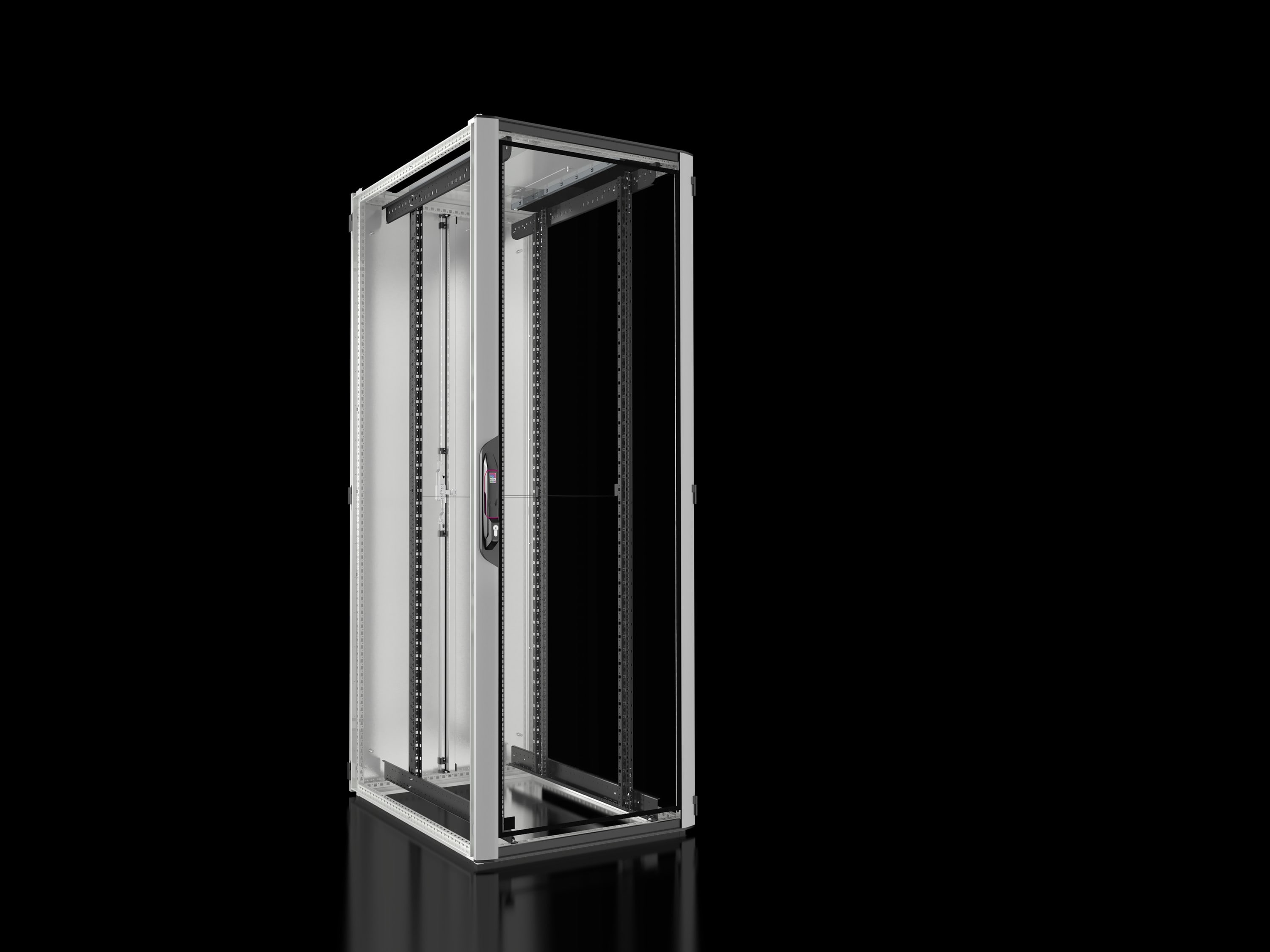 Rittal - Baie réseaux serveurs avec porte vitrée - VX IT - L800 H2200 P1000mm - 47U
