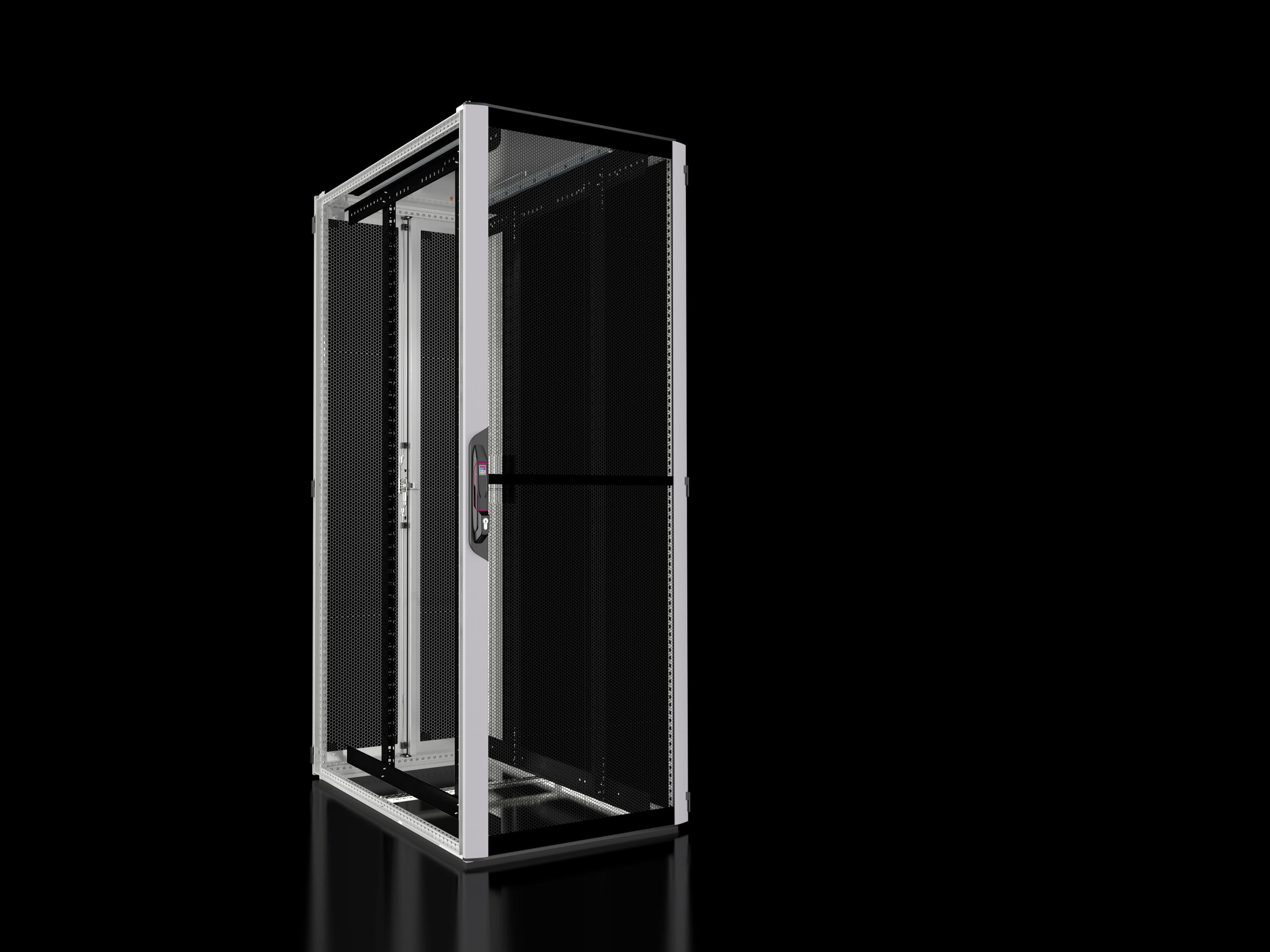 Rittal - Baie réseaux serveurs avec portes ajourées - VX IT - L800 H2200 P1200mm - 47U