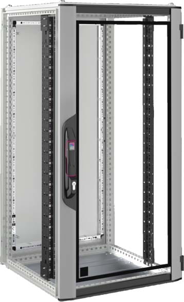 Rittal - Baie réseaux serveurs avec porte vitrée- VX IT -L600 H1200 P600 -24U - IP55