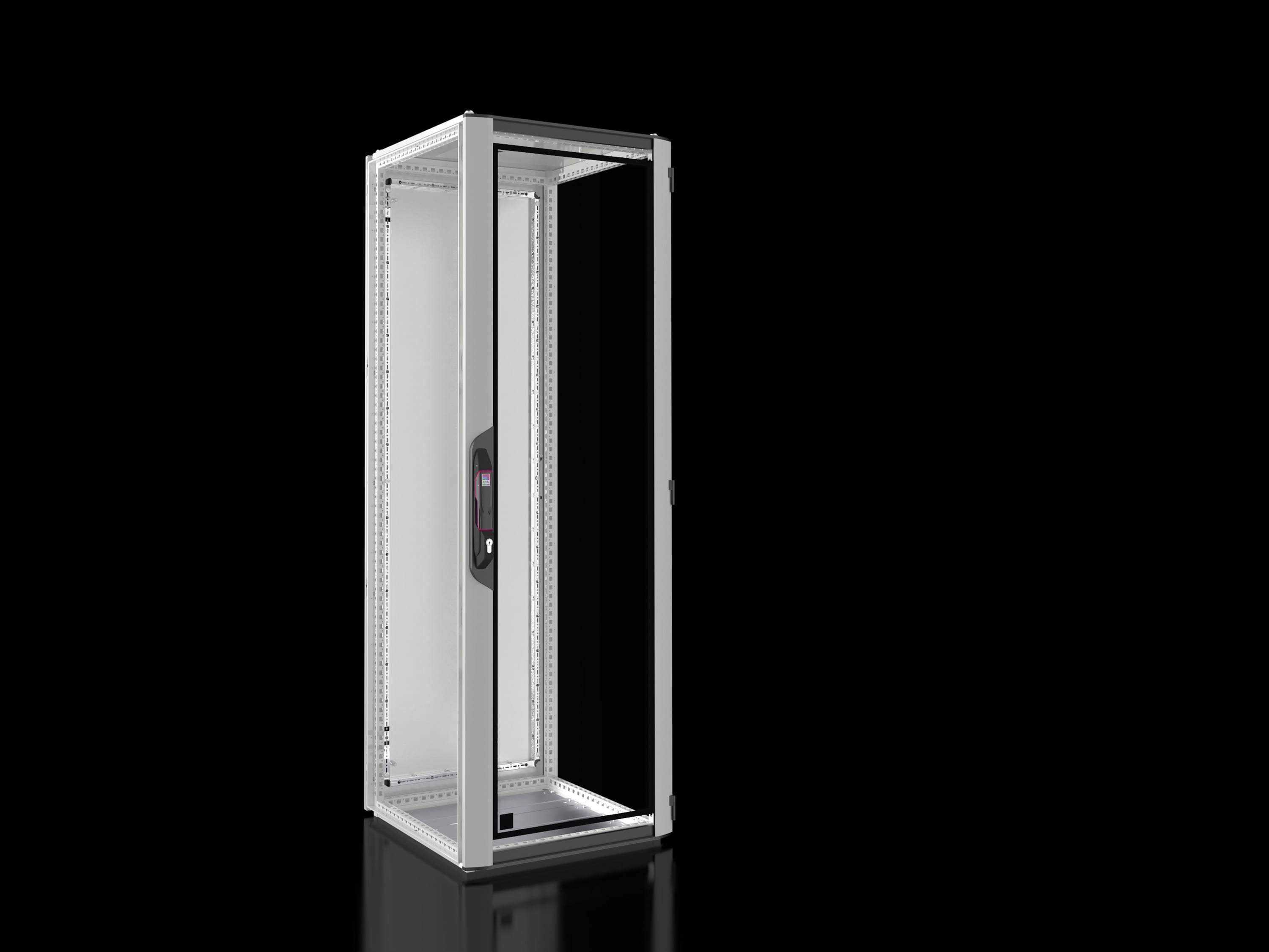 Rittal - Baie réseaux serveurs avec porte vitrée- VX IT -L600 H1800 P600 -38U - vide-IP55