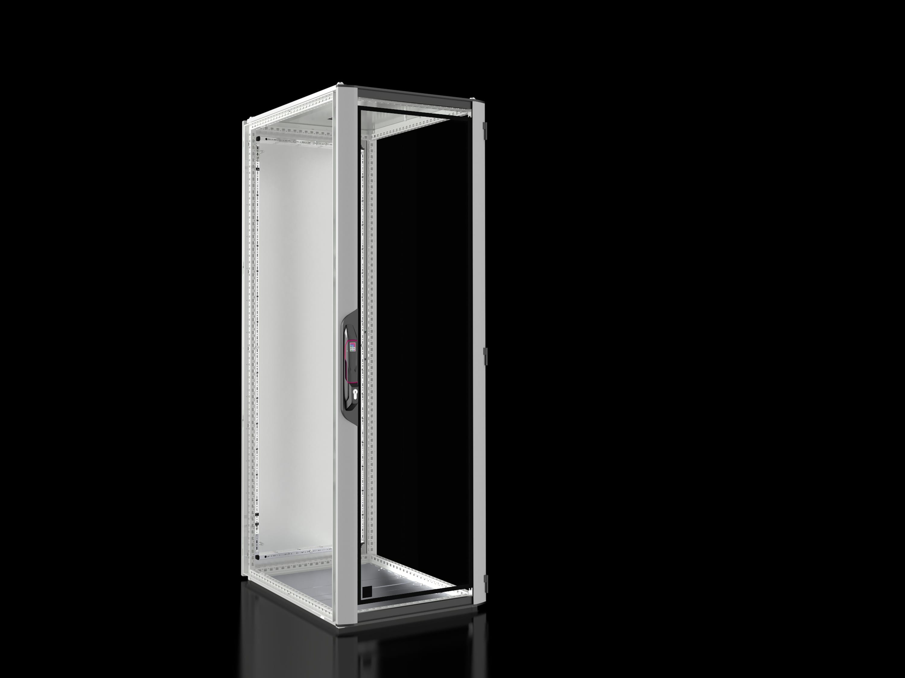 Rittal - Baie réseaux serveurs avec porte vitrée- VX IT -L600 H1800 P800 -38U - vide-IP55