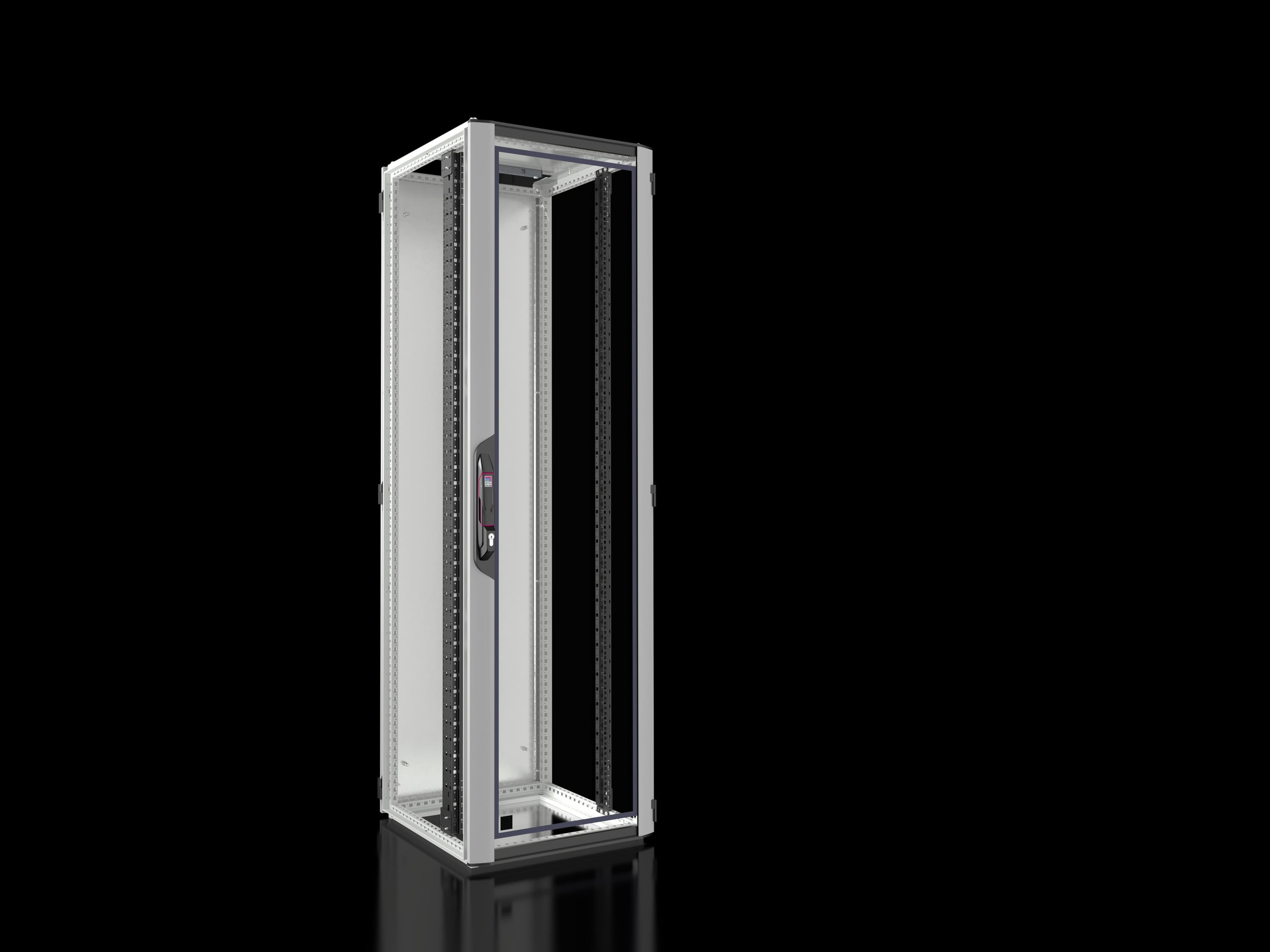 Rittal - Baie réseaux serveurs avec porte vitrée - VX IT - L600 H2000 P600mm - 42U