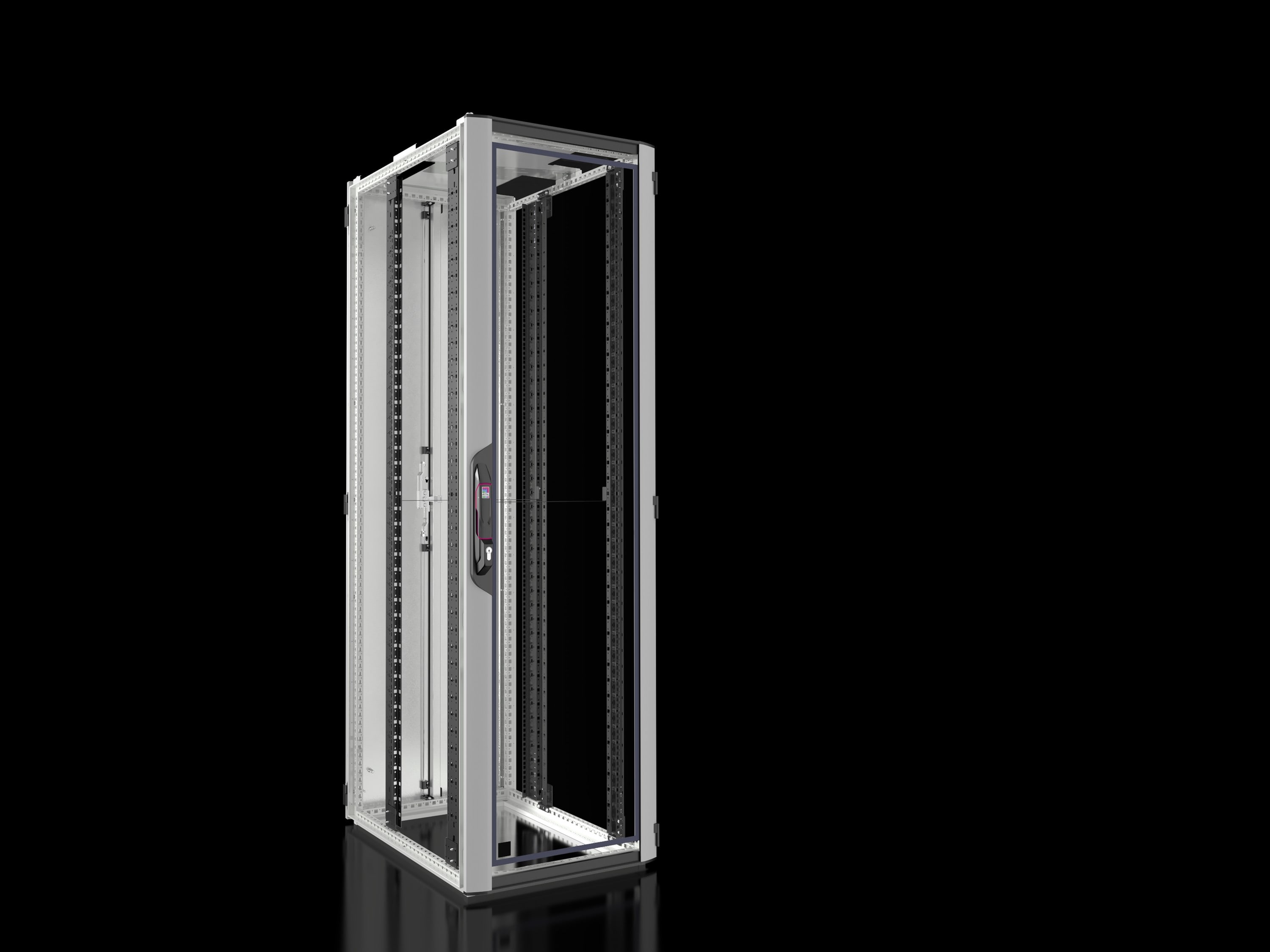 Rittal - Baie réseaux serveurs avec porte vitrée - VX IT - L600 H2000 P800mm - 42U