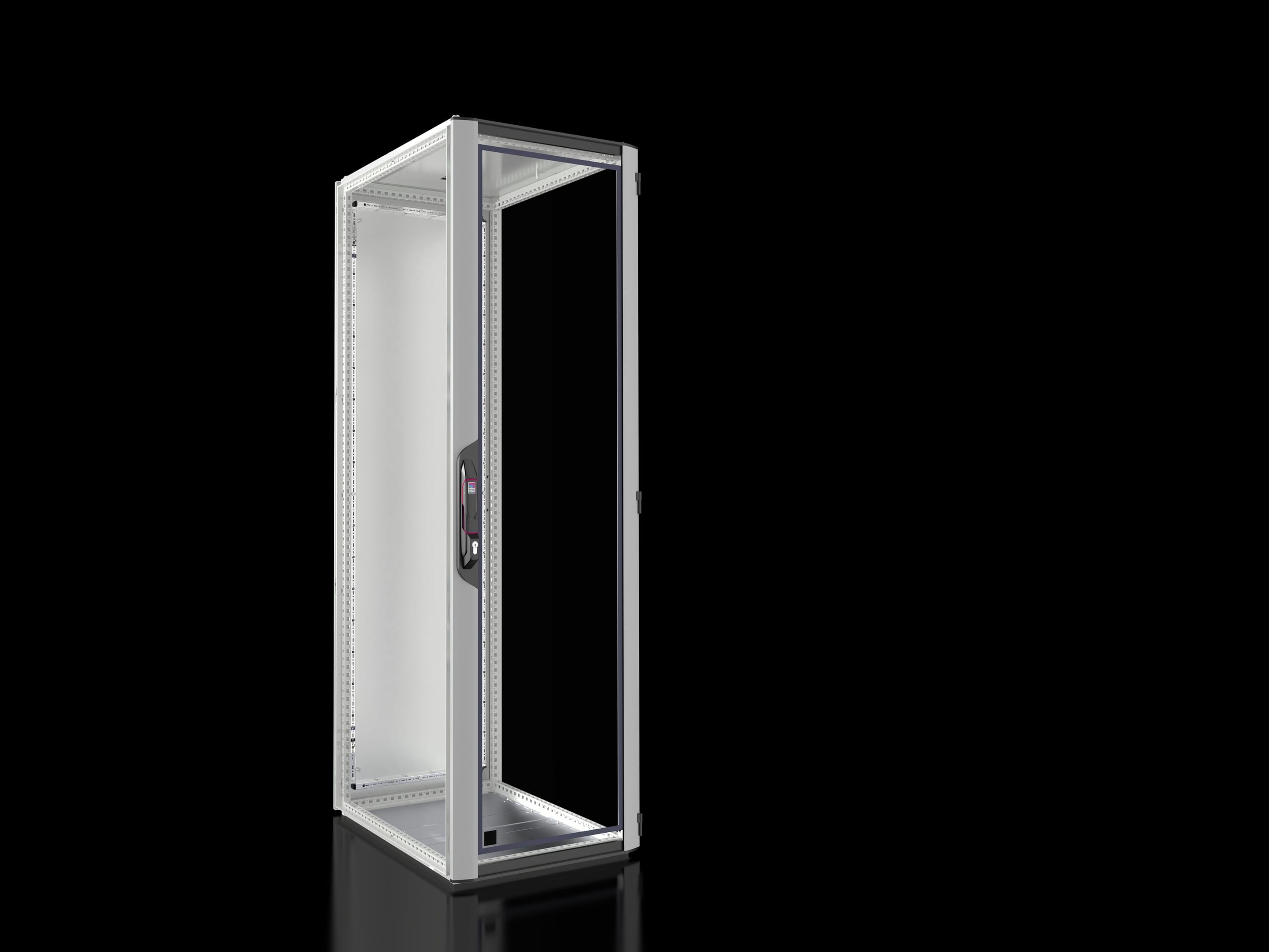 Rittal - Baie réseaux serveurs avec porte vitrée- VX IT -L600 H2000 P800 -42U - vide-IP55