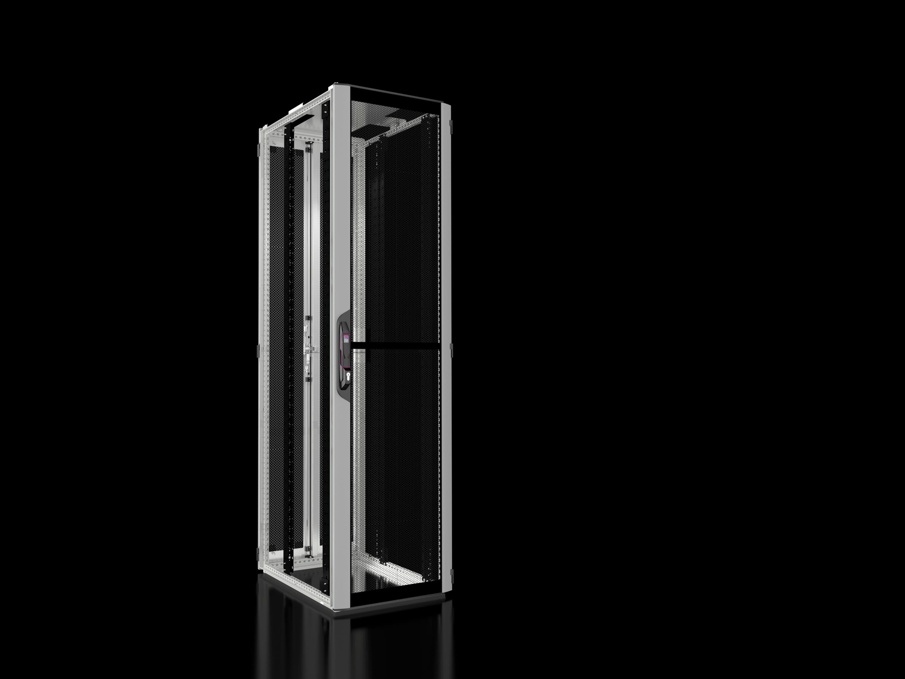 Rittal - Baie réseaux serveurs avec portes ajourées - VX IT - L600 H2200 P800mm - 47U