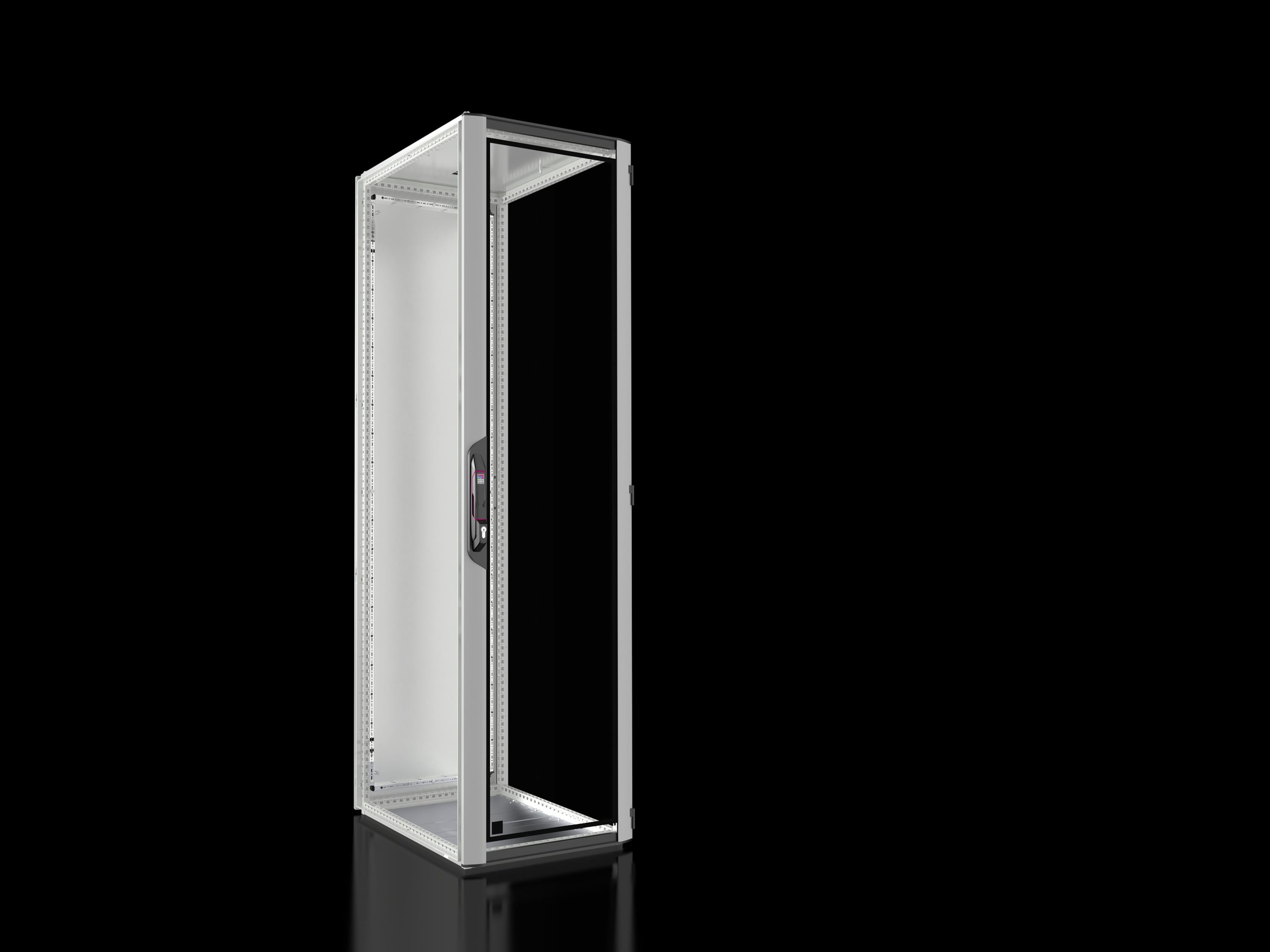 Rittal - Baie réseaux serveurs avec porte vitrée- VX IT -L600 H2200 P800 -47U - vide-IP55