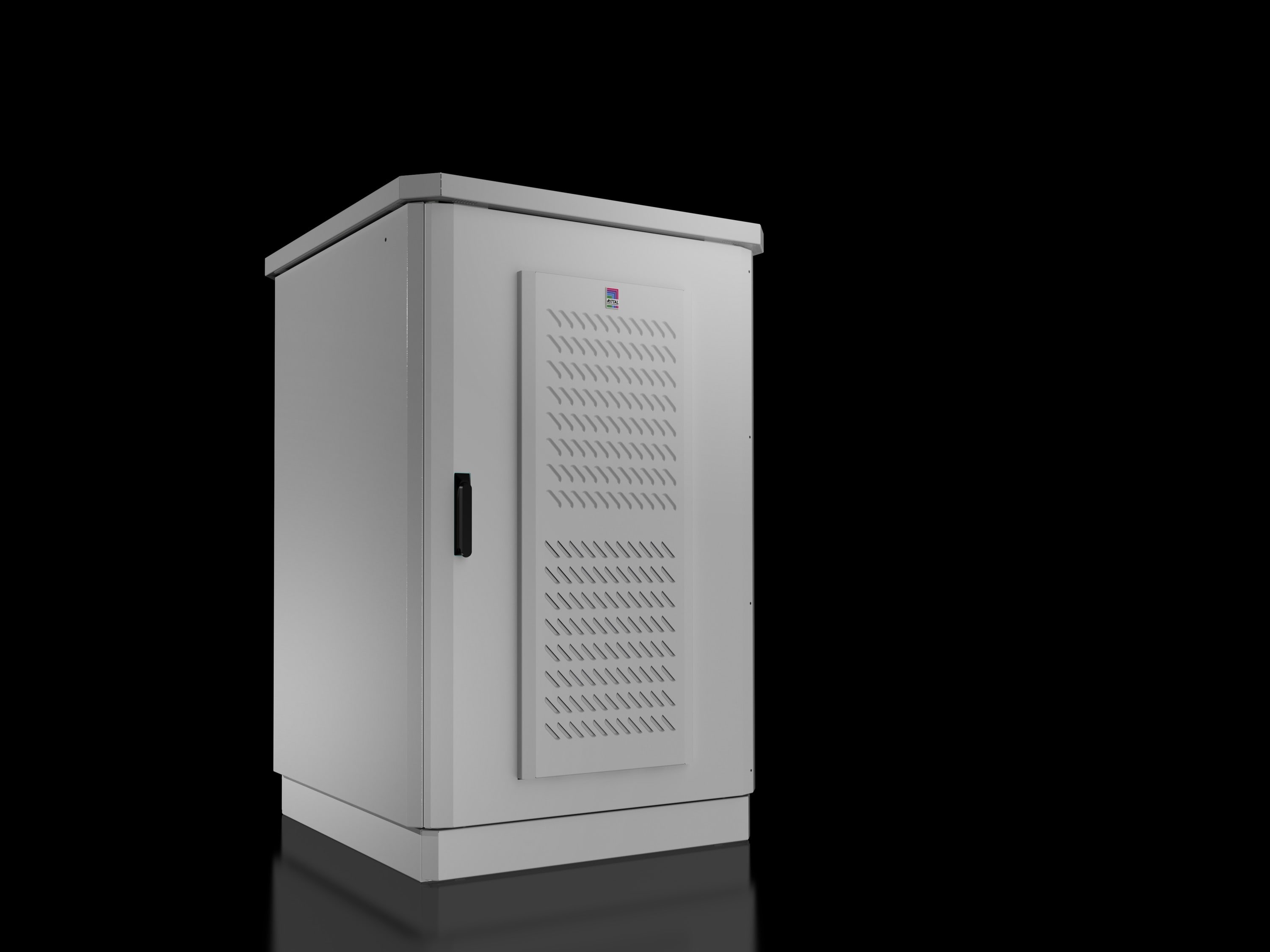 Rittal - Baie outdoor - CS - Toptec - H1200 L800 P800 - Inox - double peau pour extérieur