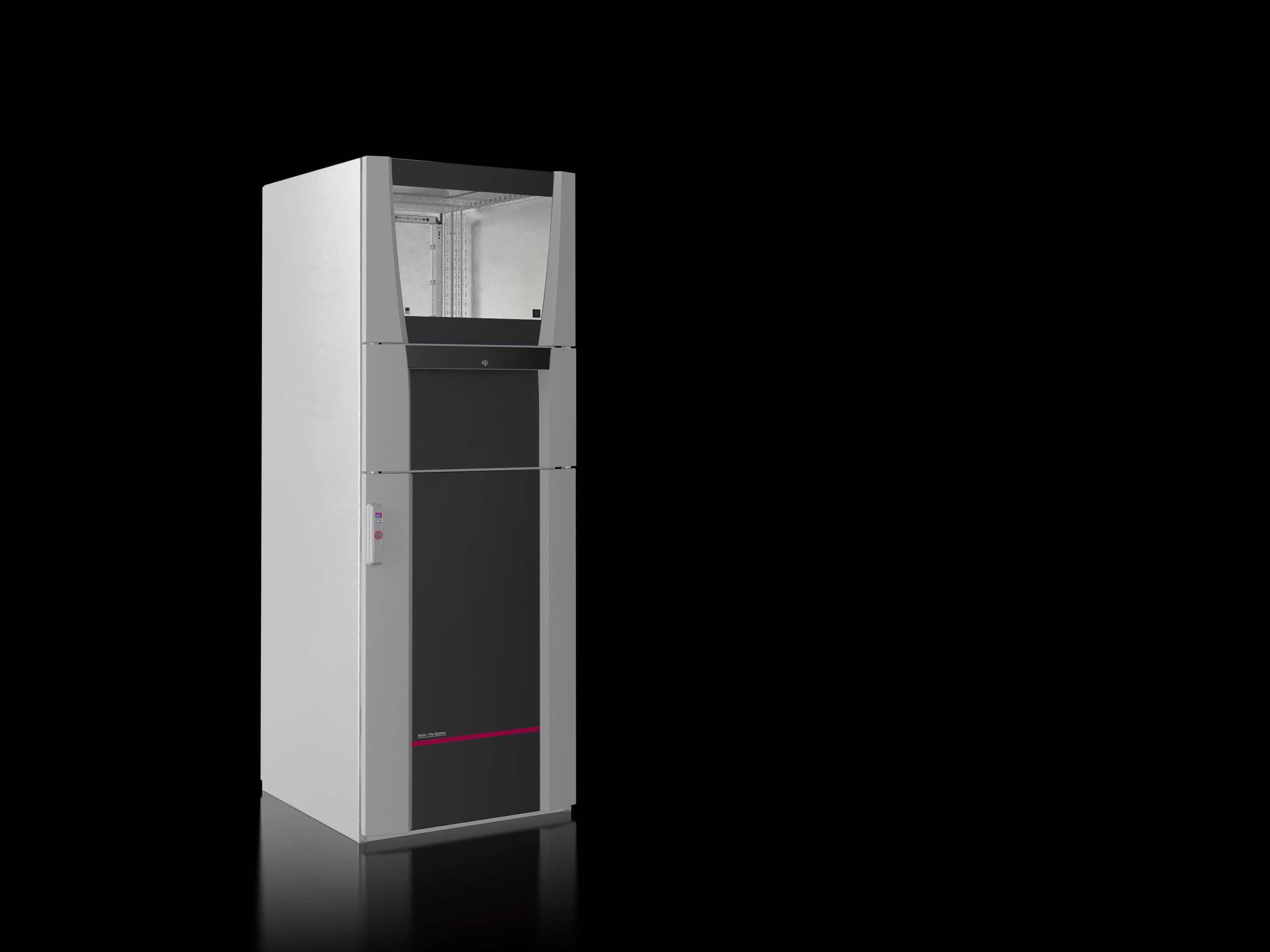 Rittal - Armoire PC - IP55 avec tablette rabattable - L600 H1600 P636