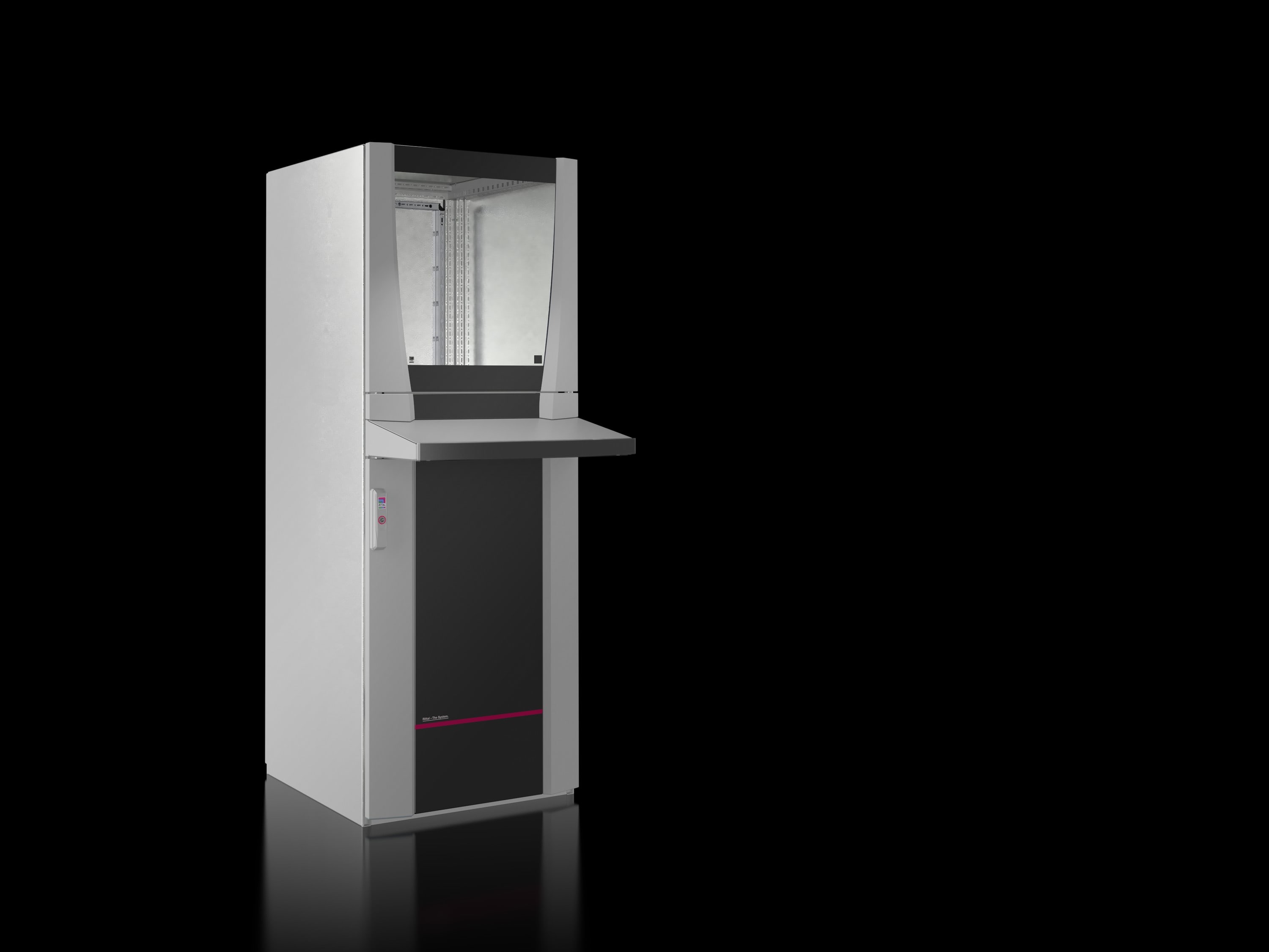 Rittal - Armoire PC - IP55 avec pupitre fixe - L600 H1600 P636