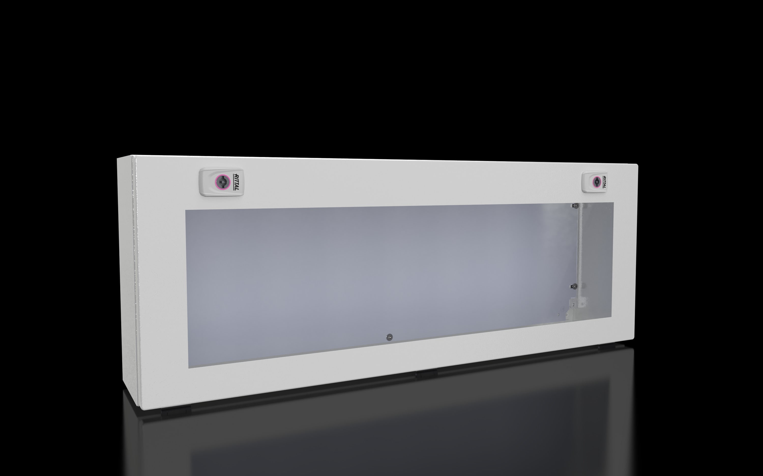 Rittal - Coffret Bus - KX - acier - H300 L800 P155 - IP65 - vitre - double panneton