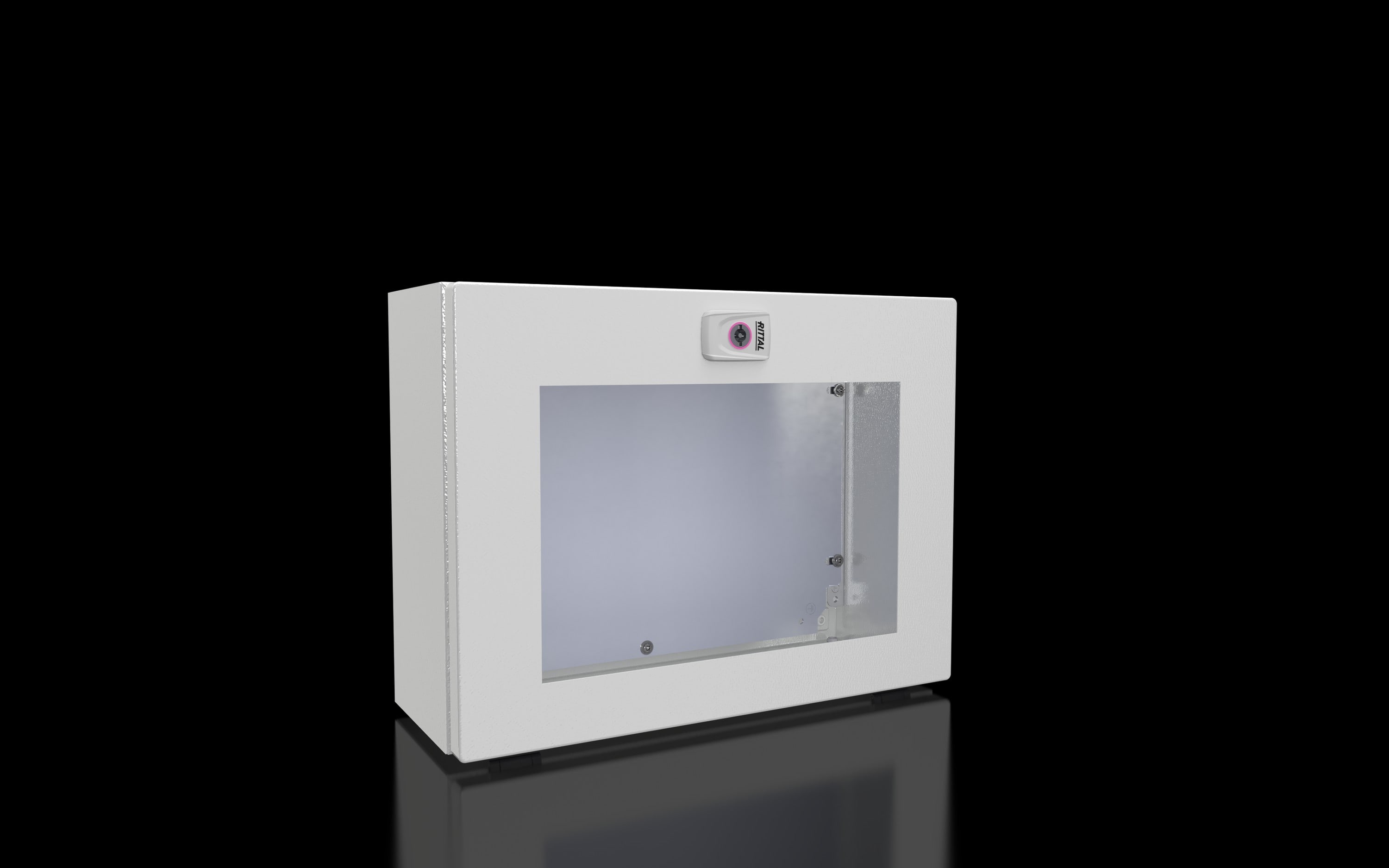 Rittal - Coffret Bus - KX - acier - H300 L400 P155 - IP65 - vitre - double panneton