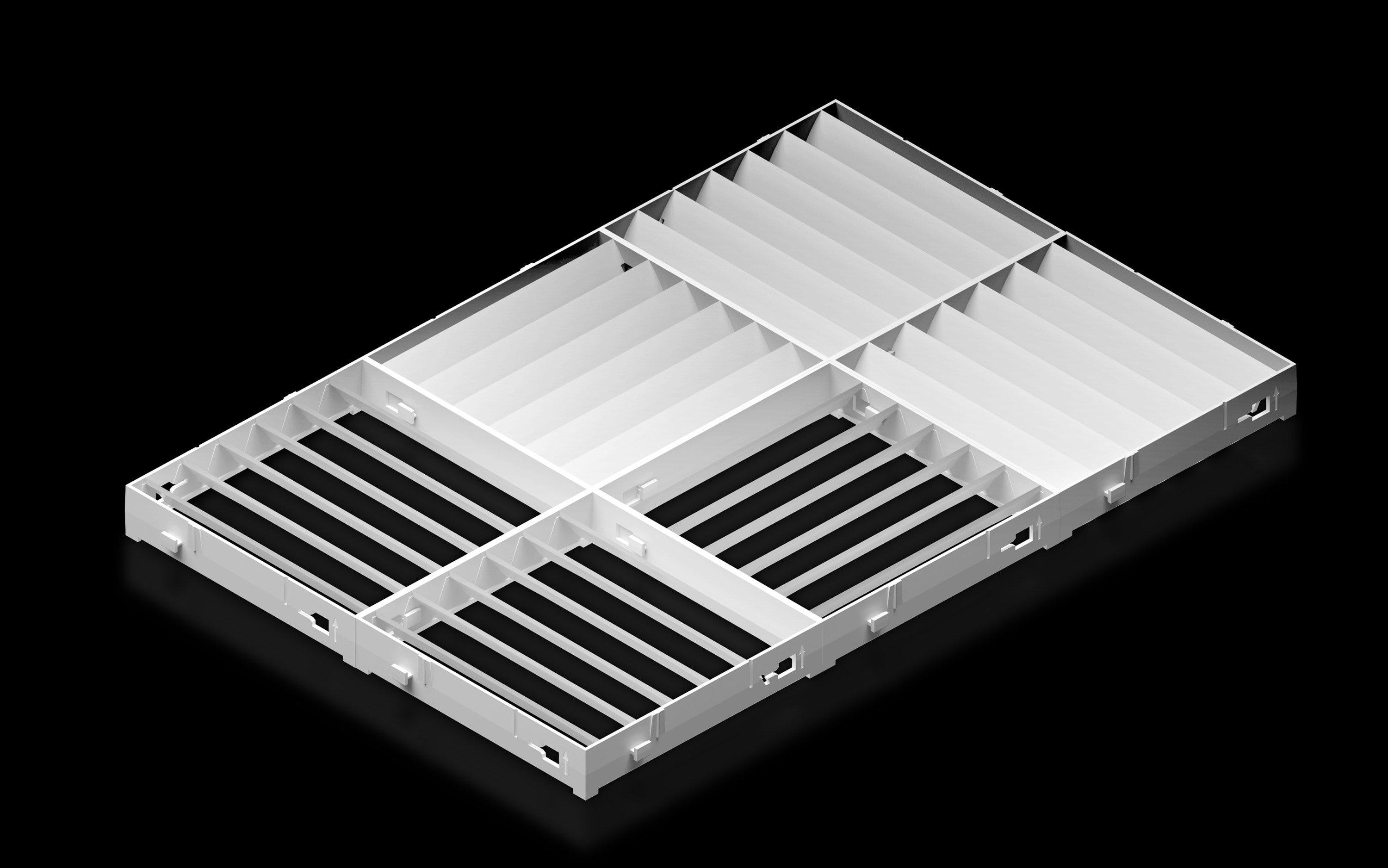 Rittal - Déflecteur d'air en ABS pour climatiseur latéral Blue e+ 3189XXX et 3188XXX
