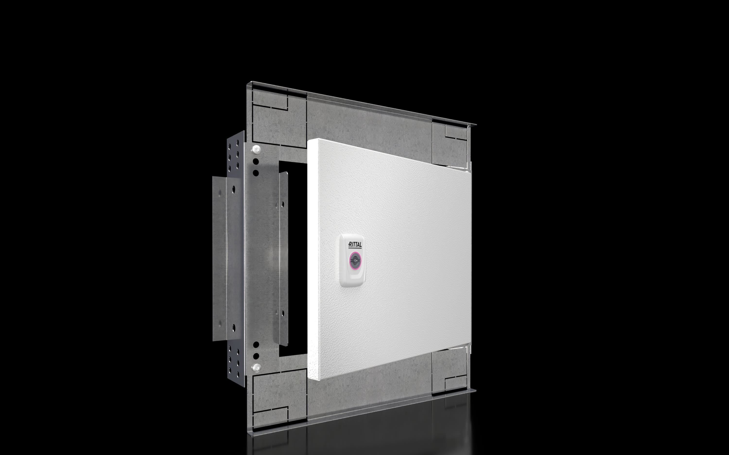 Rittal - Porte intérieure coffret électrique - AX - acier - H380 L380 - pour AX 1380000