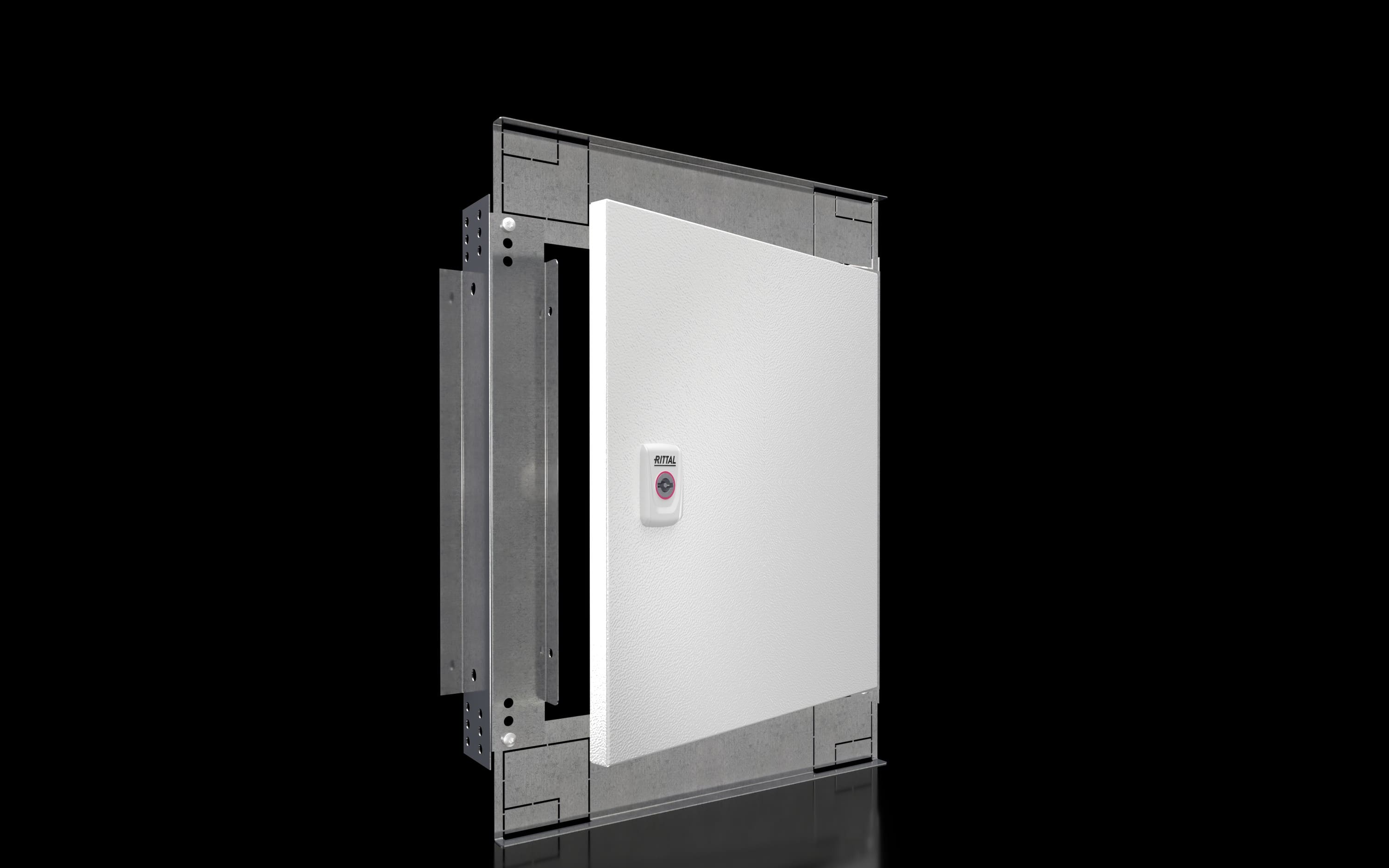 Rittal - Porte intérieure coffret électrique - AX - acier - H500 L400 - pour AX 1045000