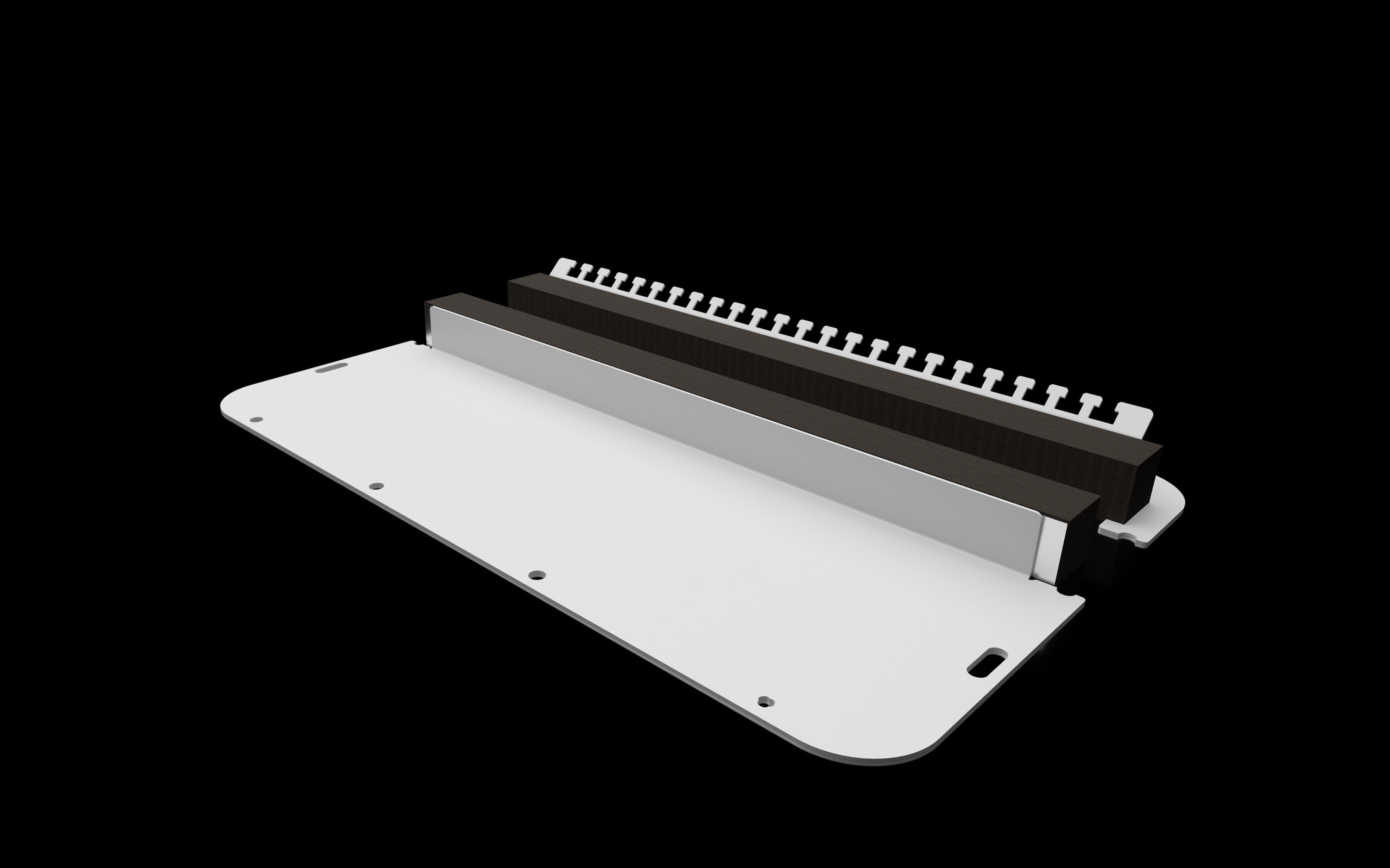 Rittal - Plaque passe câbles - AX - acier - L436 P221 - joint compression- coffret AX -T7