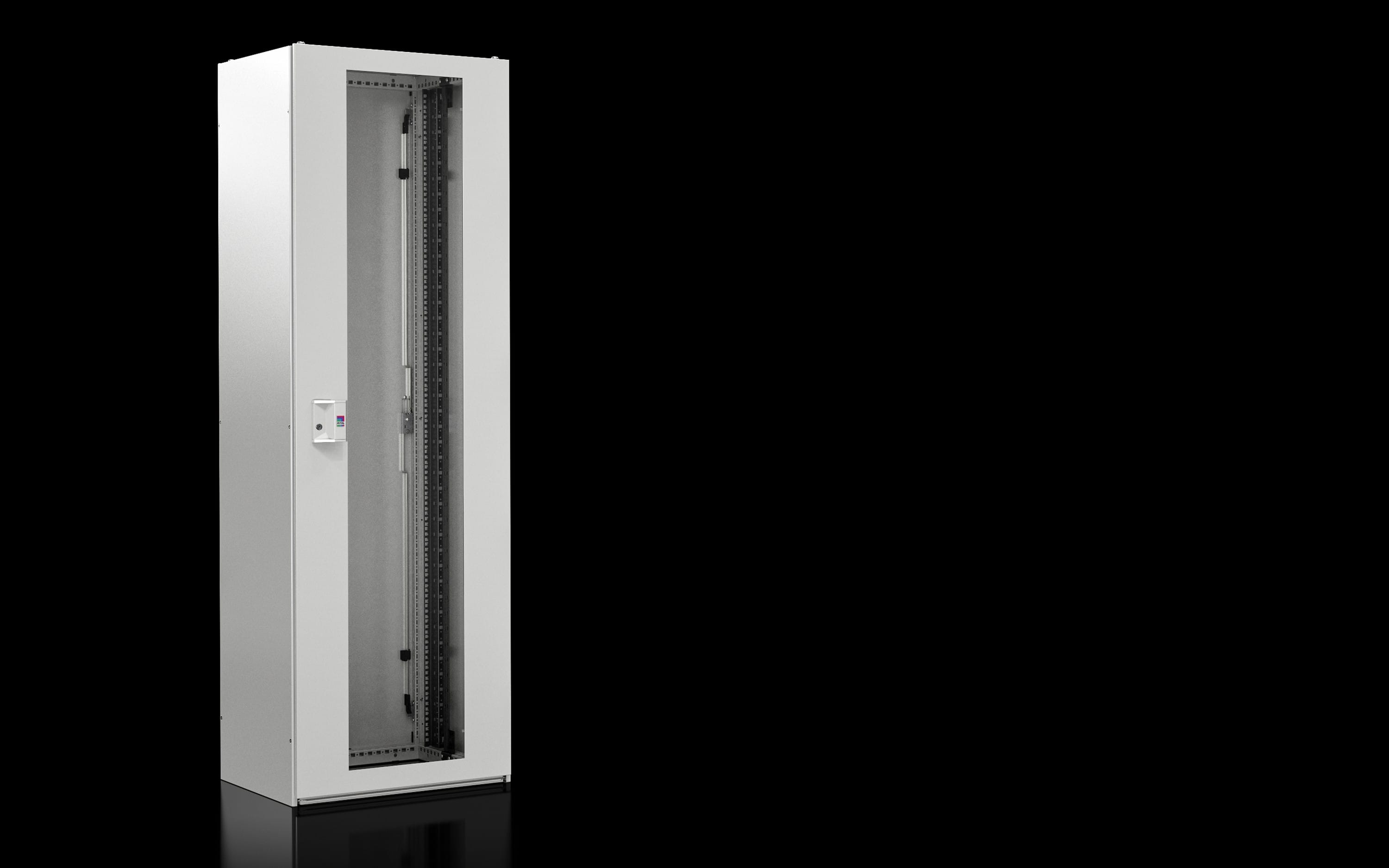 Rittal - Baie réseaux TX CableNet - avec portes vitrées - H2000 L600 P600